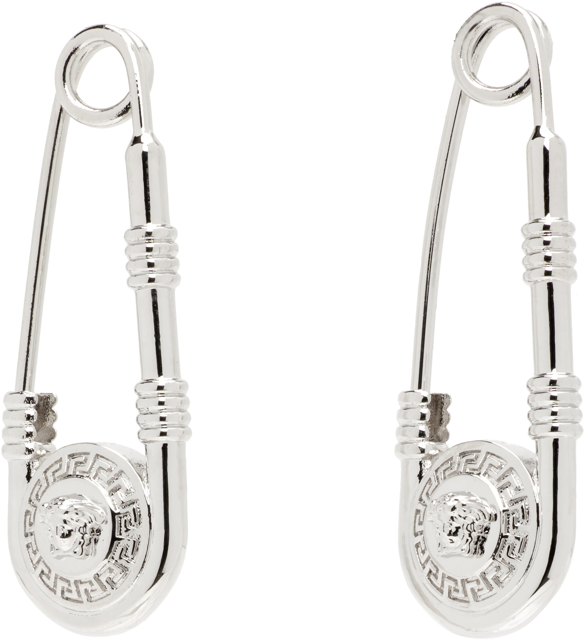 Versace - Boucles d'oreilles en forme d'épingle de sureté
