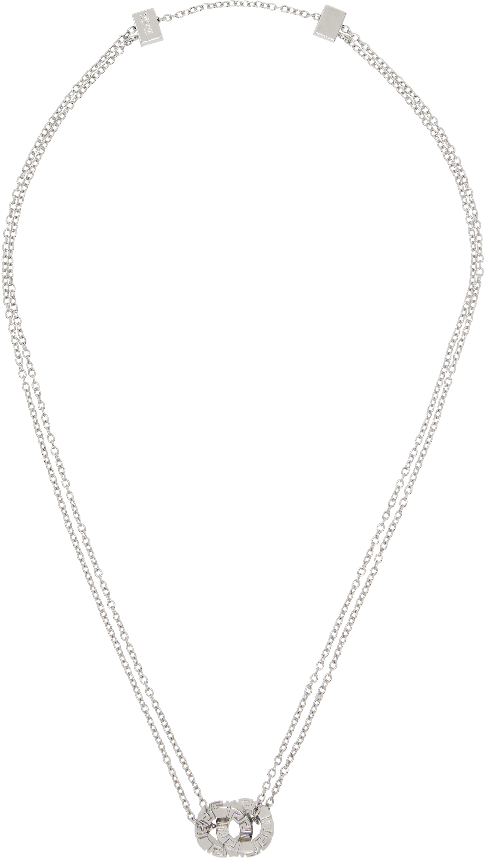 Versace - Collier à pendentifs à motif Greca