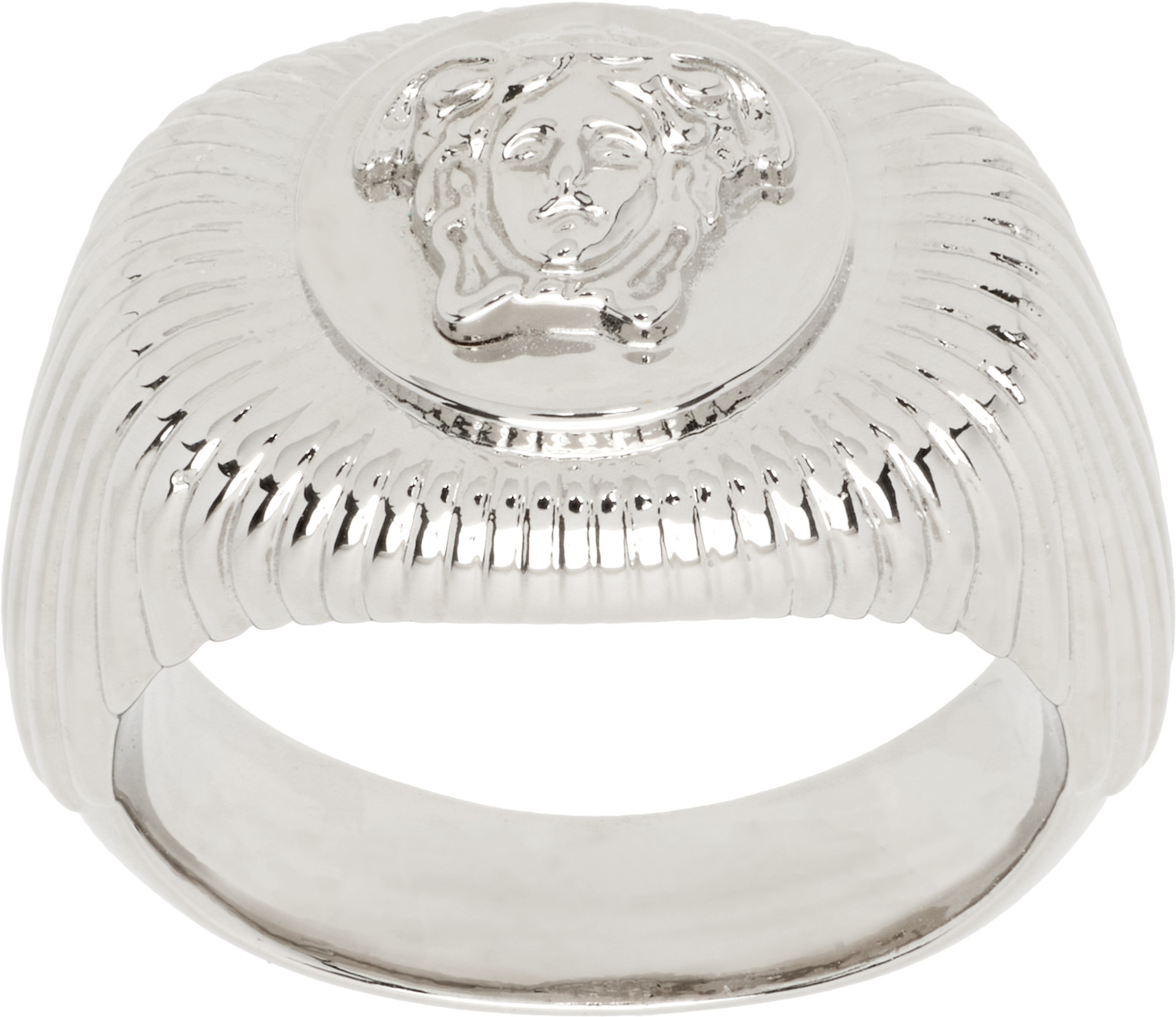 Versace - Bague à logo Medusa Biggie