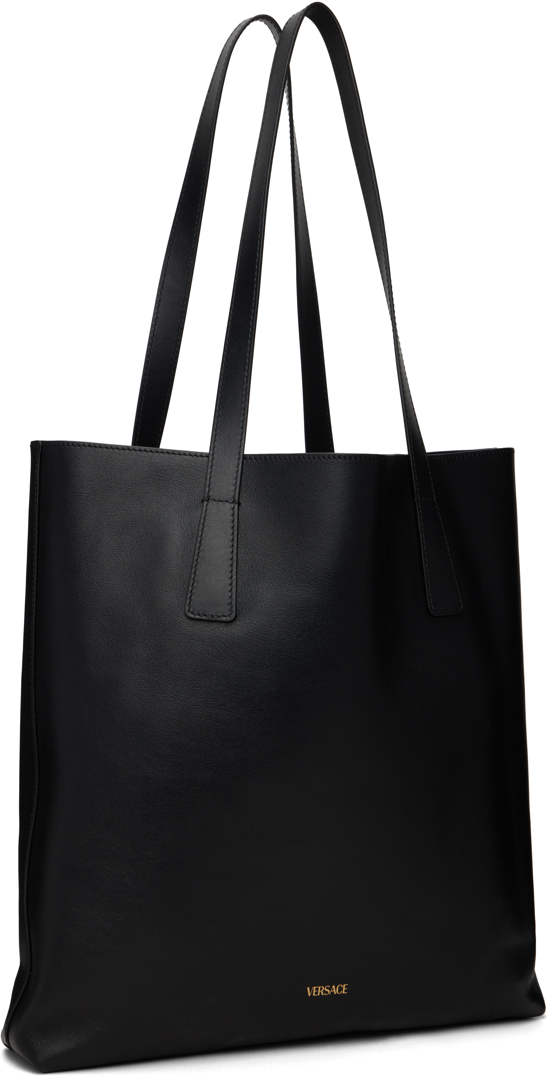 Versace - Black 'La Medusa' Leather Tote