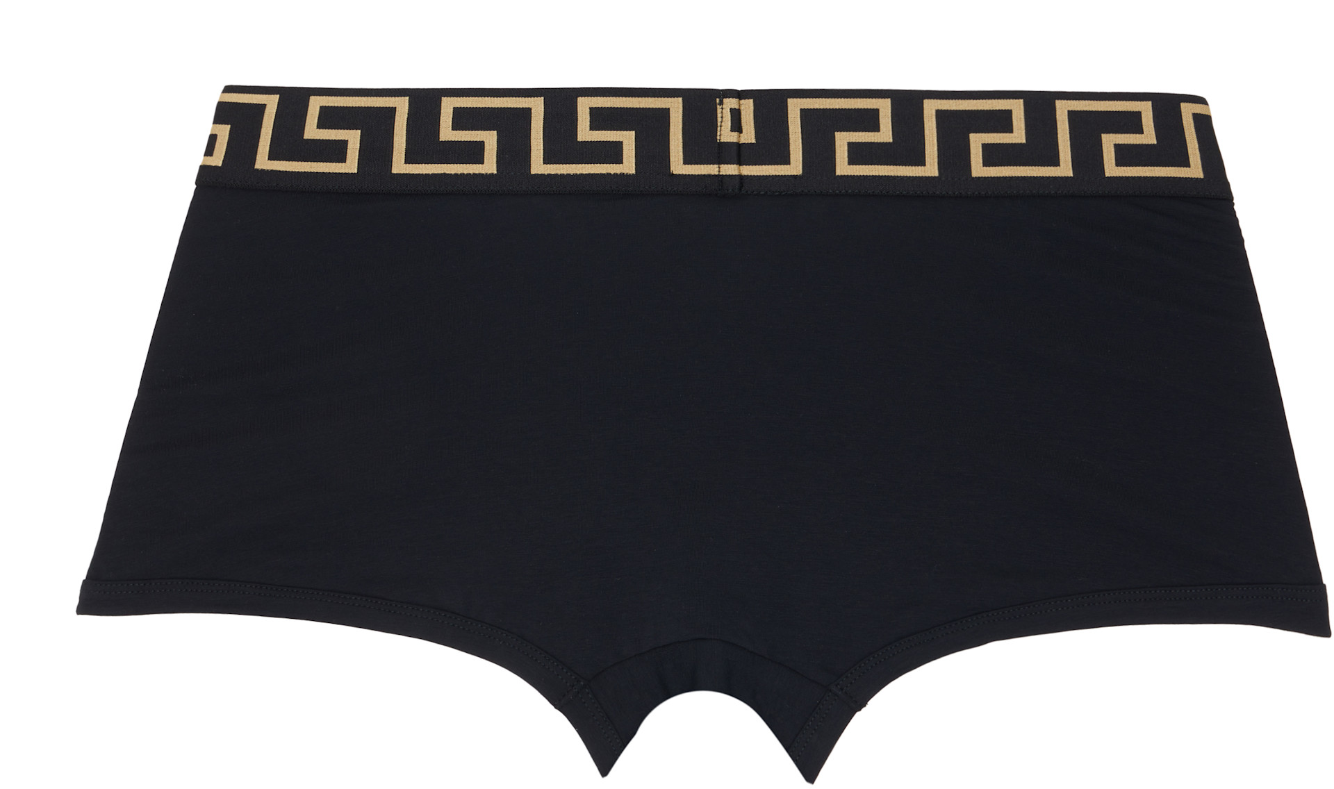 Versace - Boxer noir en jersey de coton
