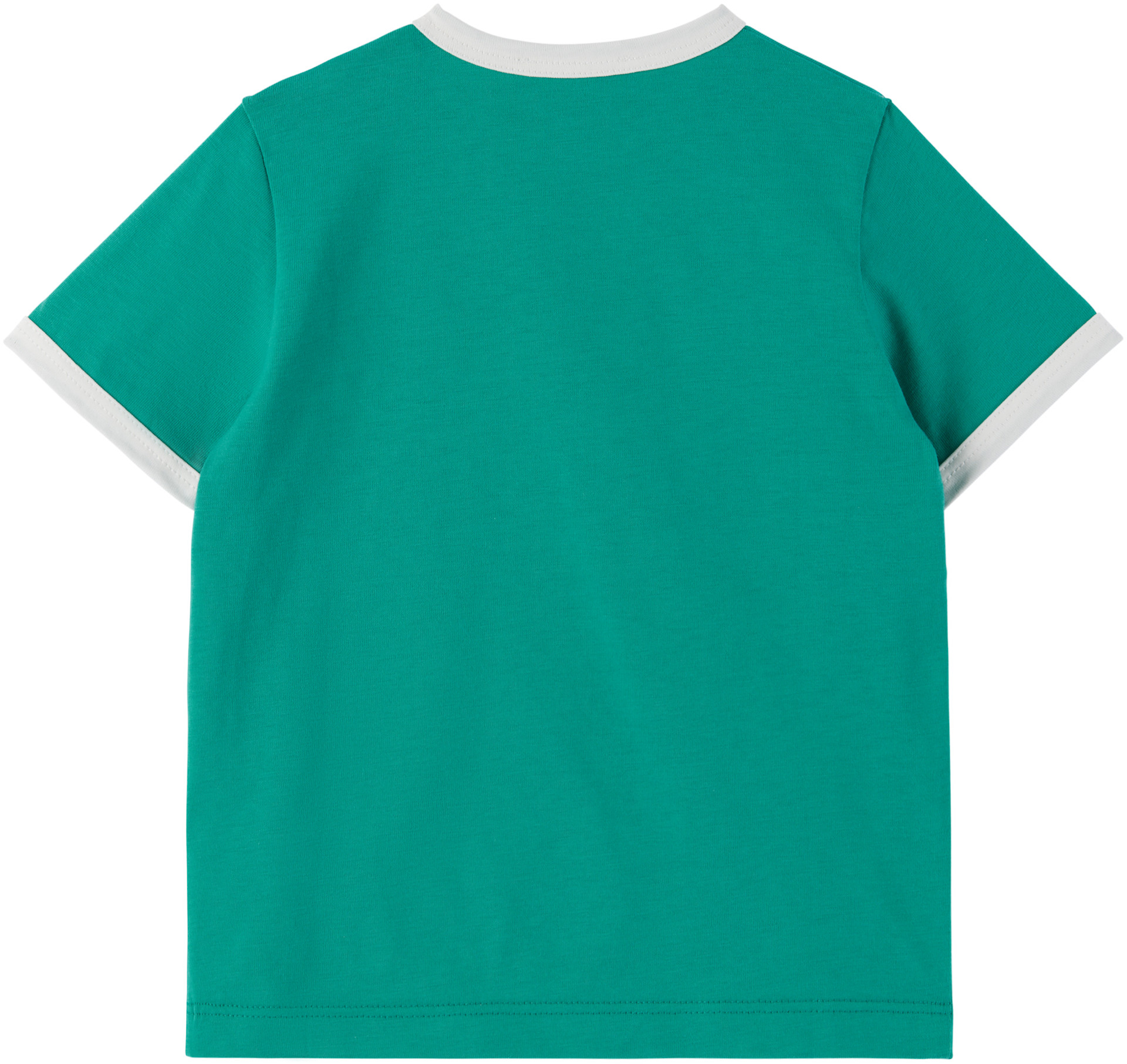 Versace: Baby Green Printed Cotton-Jersey T-shirt | SSENSE Austria