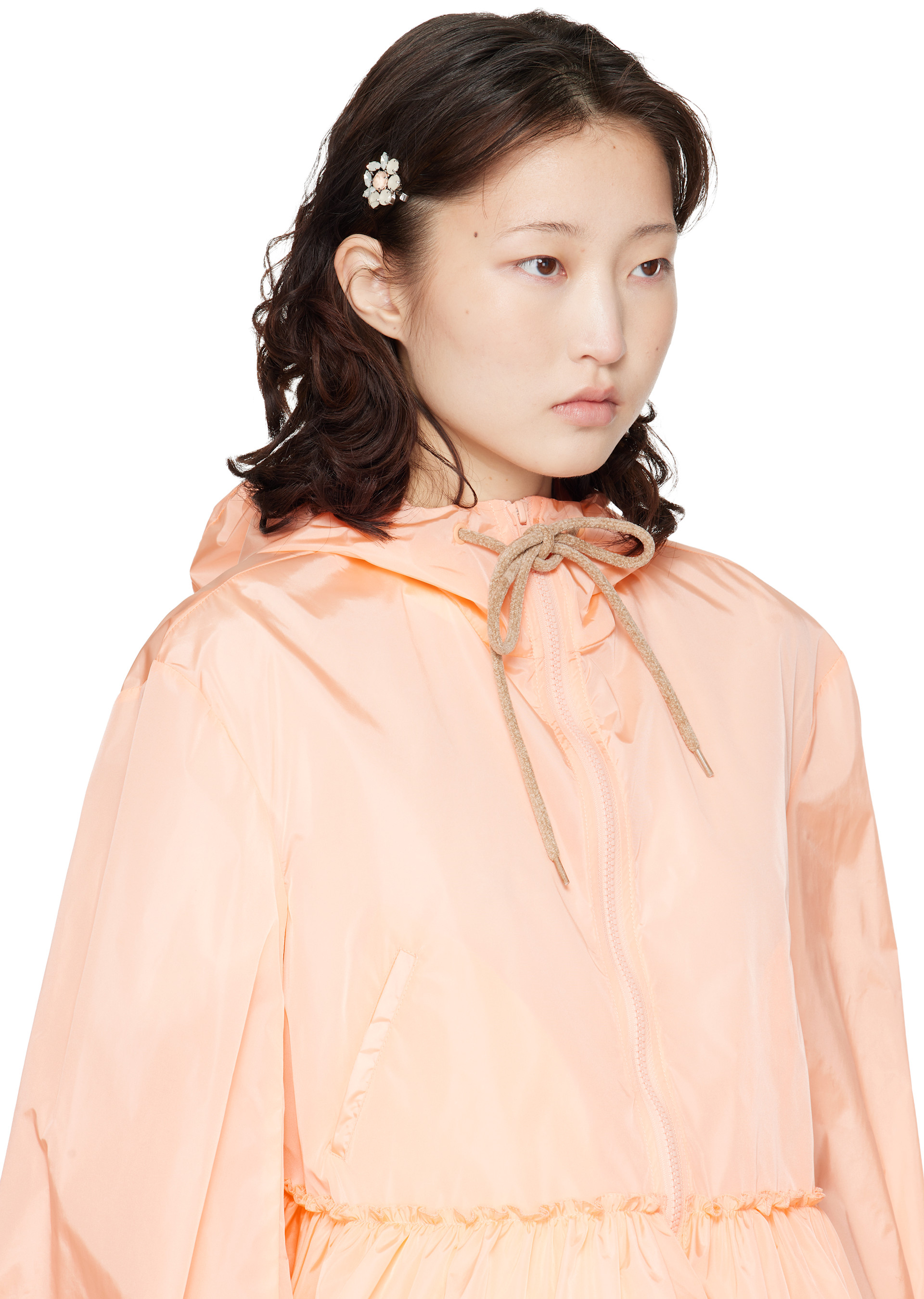 Simone Rocha - Mini pince à cheveux Heartbloom argentée