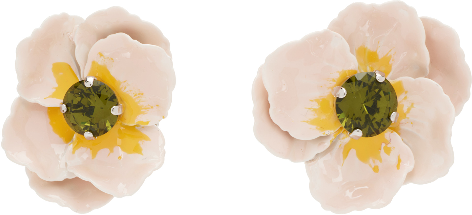 Simone Rocha: Blooming Poppy Earrings | SSENSE