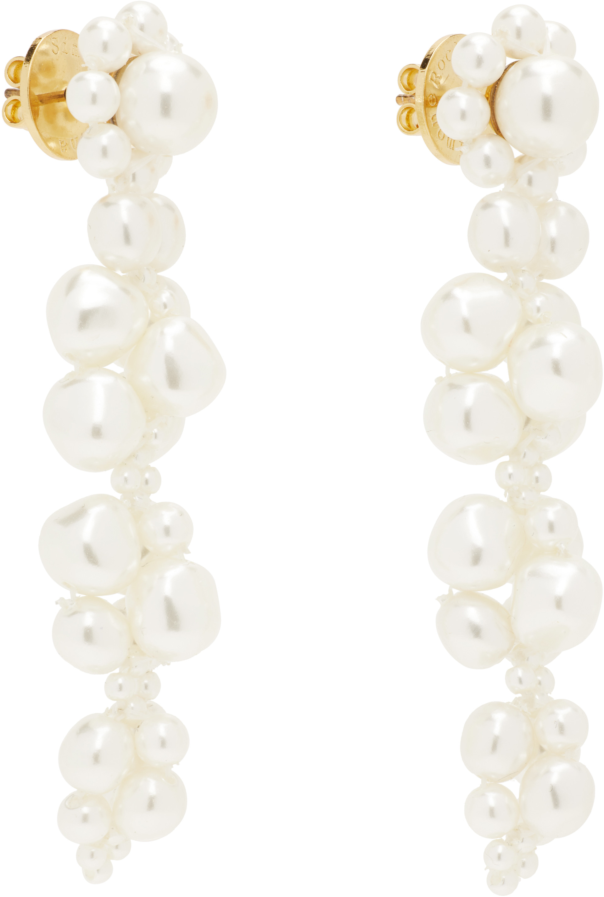 Simone Rocha - Boucles d'oreilles pendantes