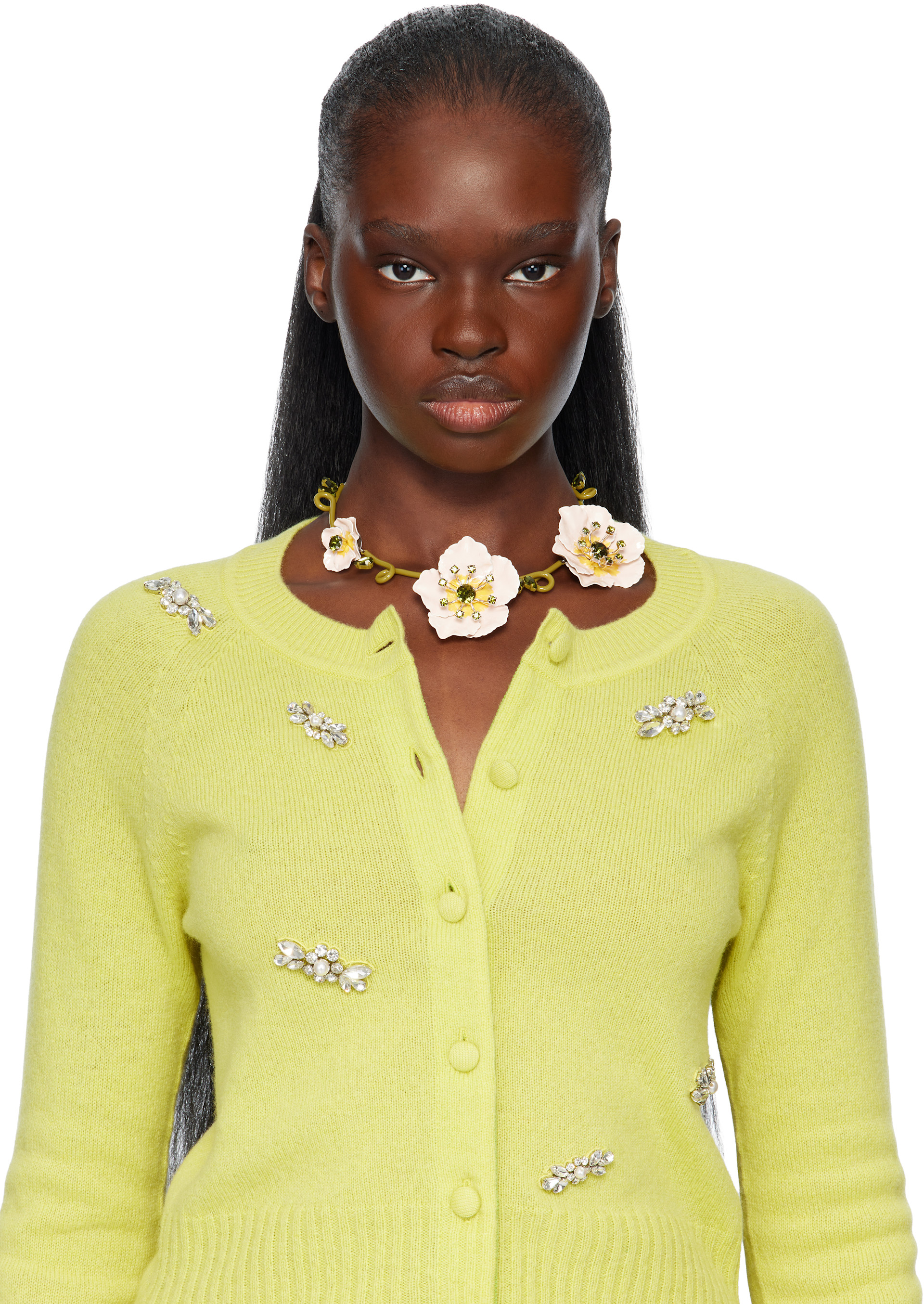 Simone Rocha: Turbo Blooming Poppy Necklace | SSENSE