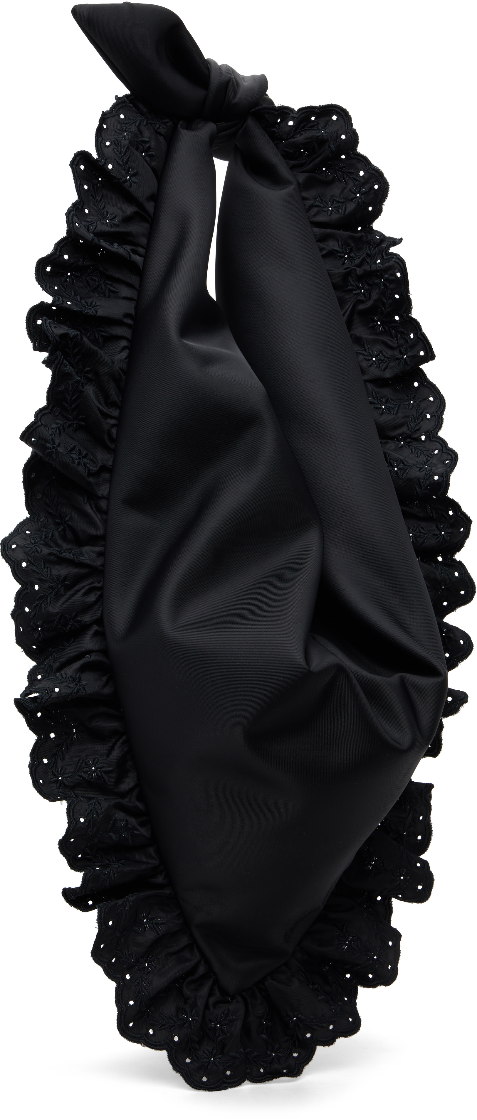 Simone Rocha: Black Pillowcase Satchel Bag | SSENSE