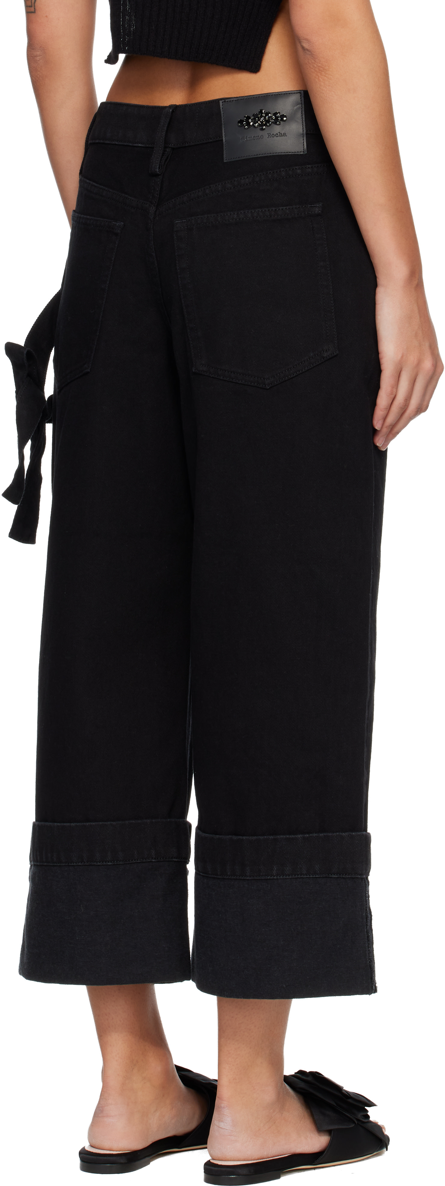 Simone Rocha - Jean droit noir