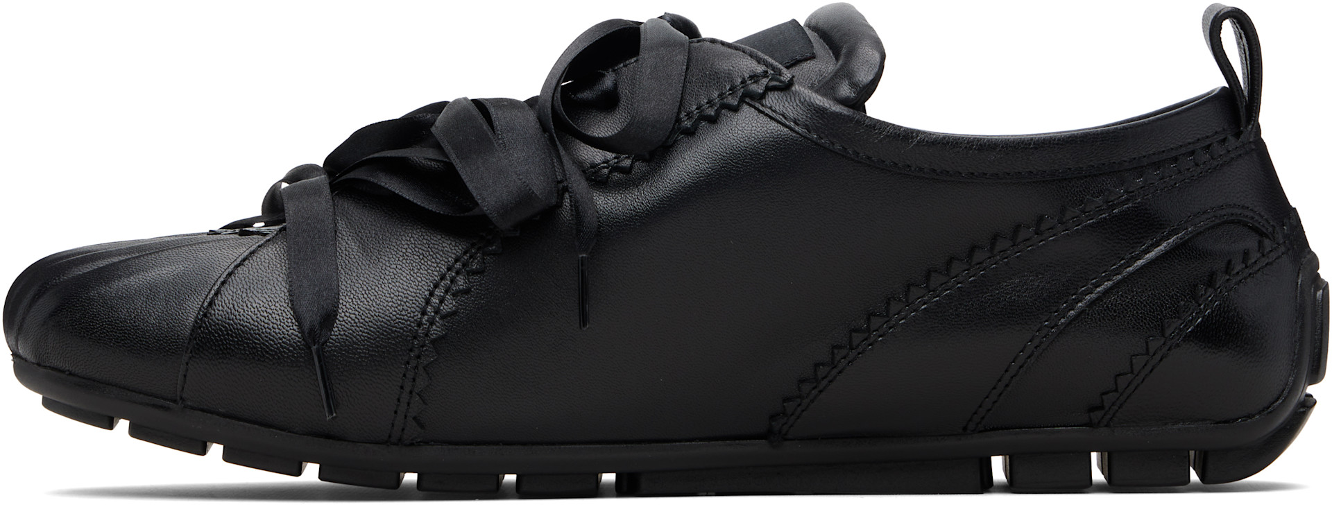 Simone Rocha - Black Ballerina Grip Sneakers