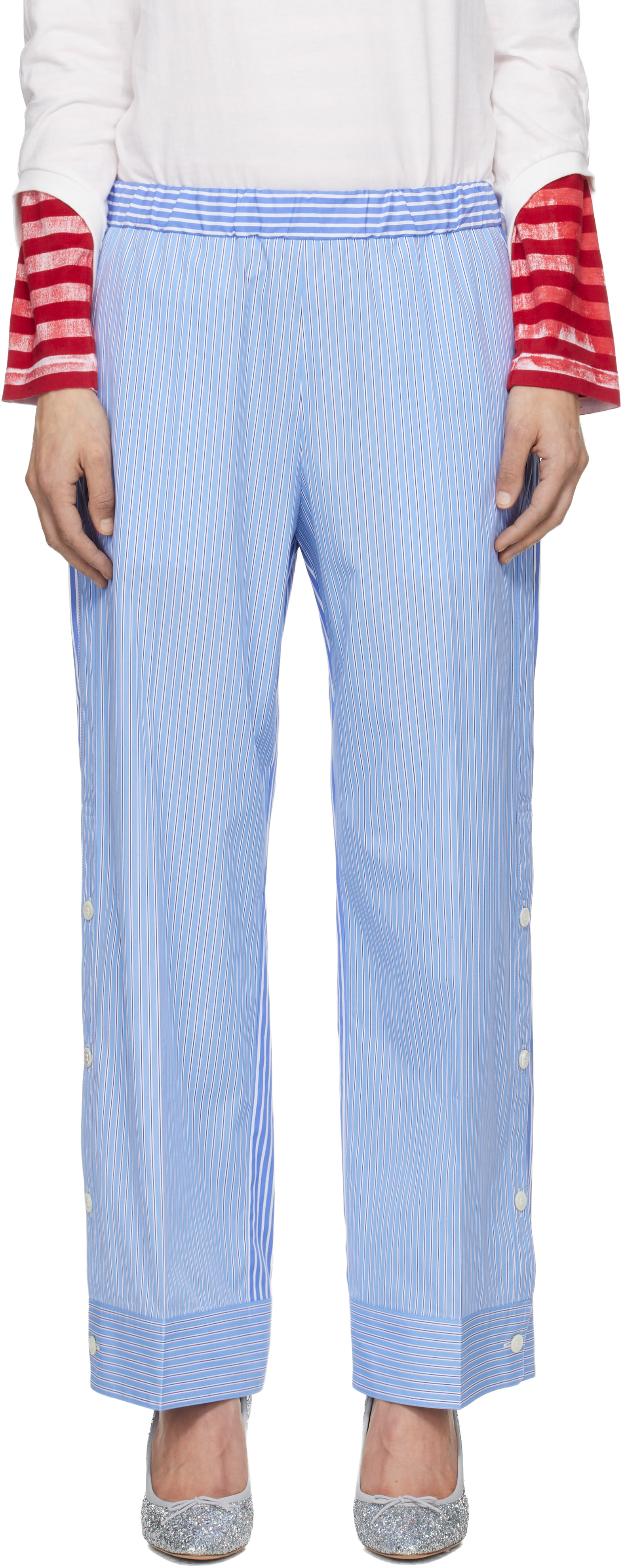UNDERCOVER - Pantalon UP1F1508-1 bleu