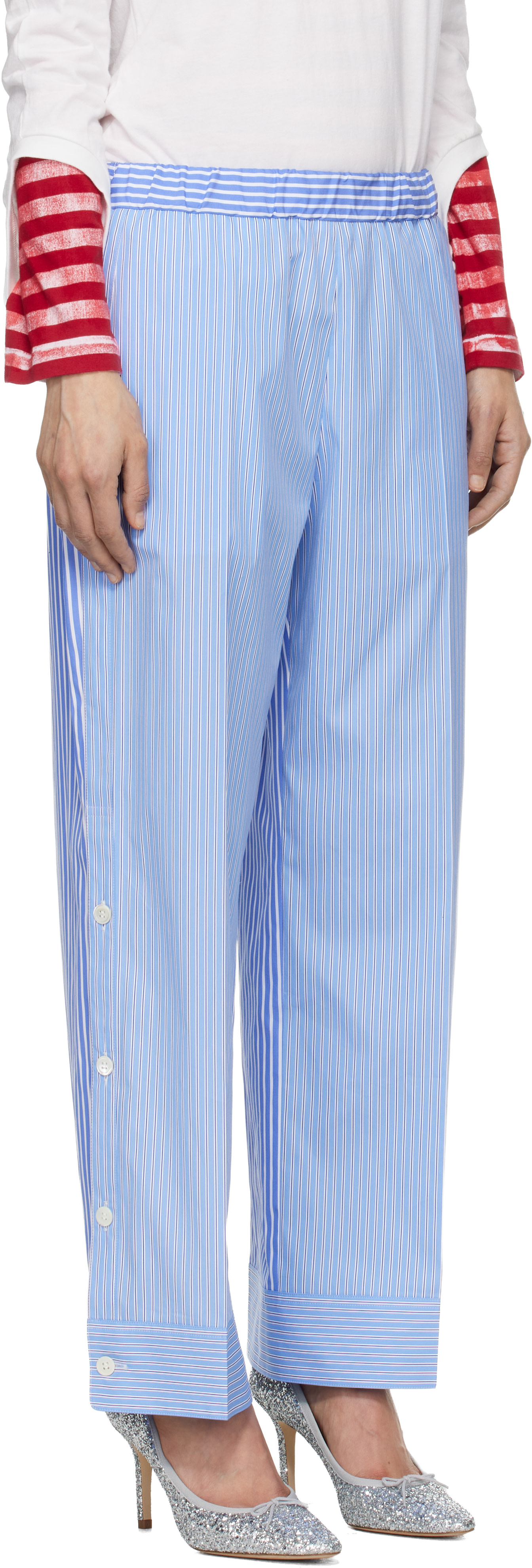 UNDERCOVER - Pantalon UP1F1508-1 bleu