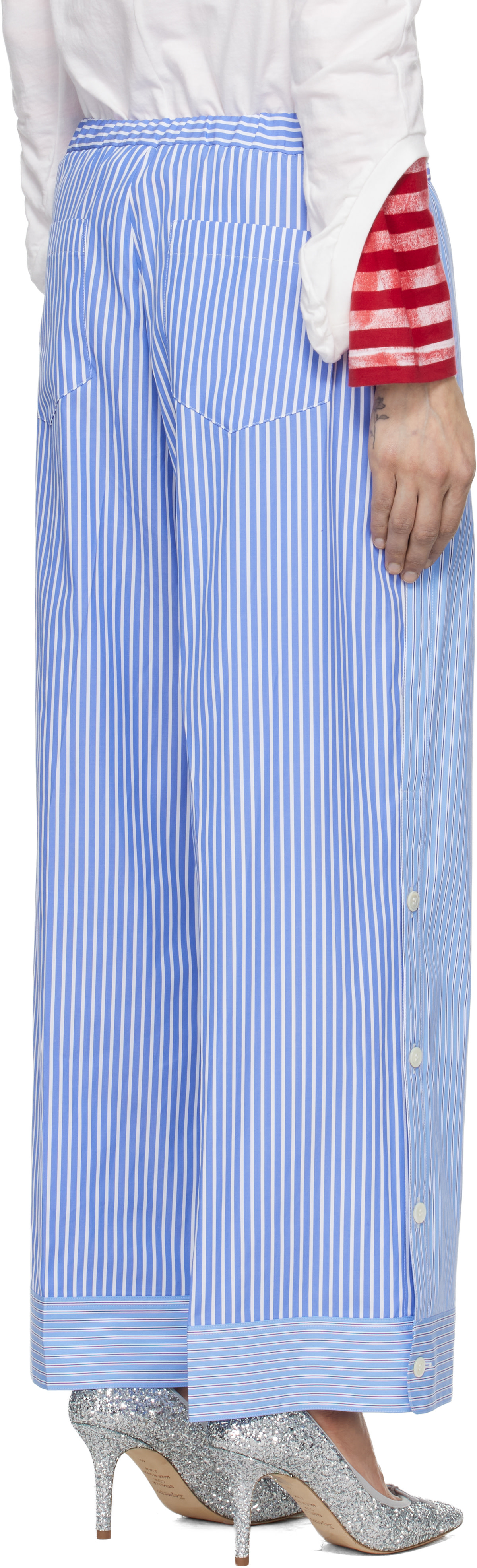 UNDERCOVER - Pantalon UP1F1508-1 bleu
