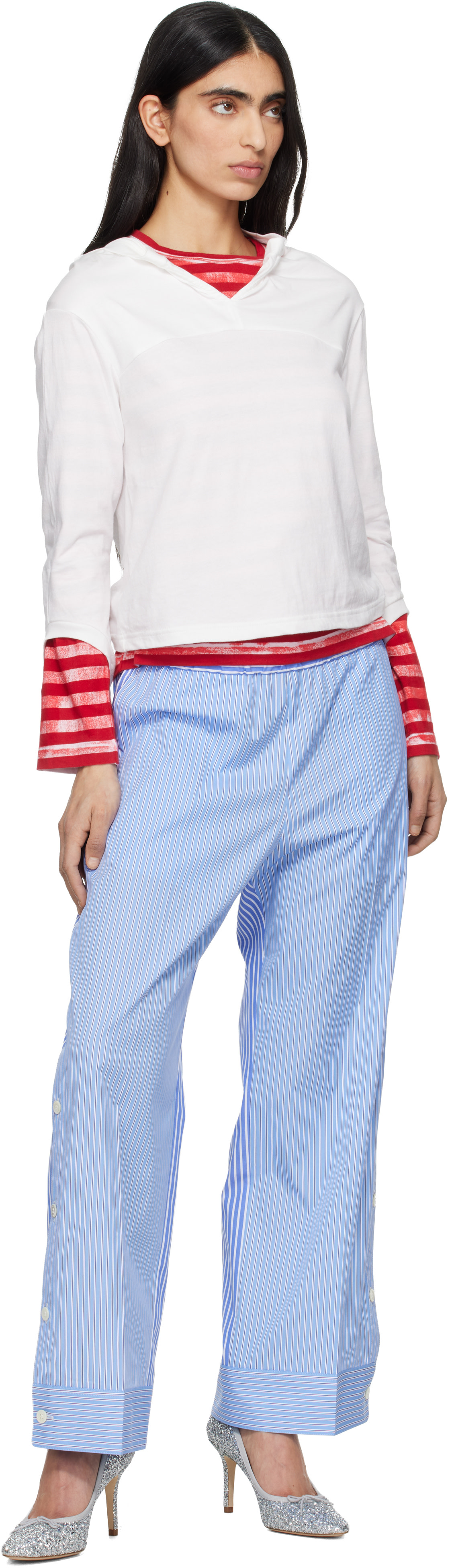 UNDERCOVER - Pantalon UP1F1508-1 bleu