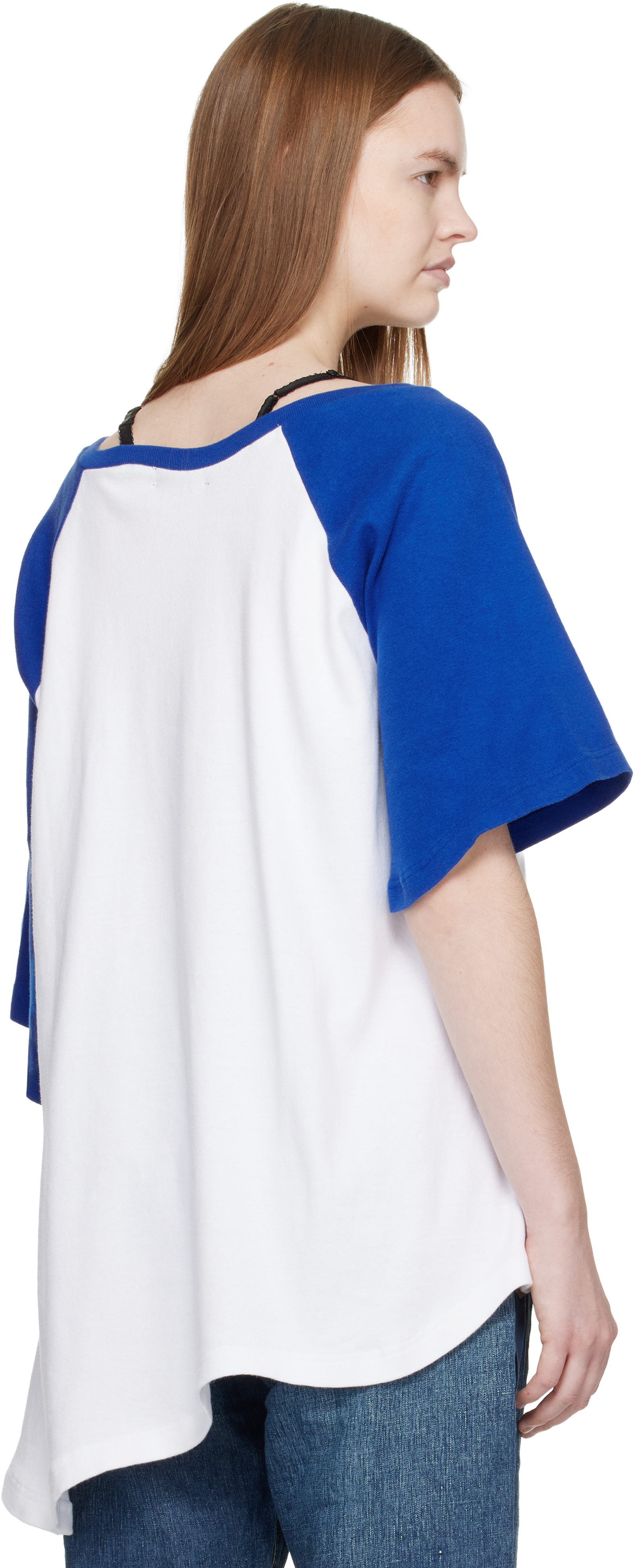 UNDERCOVER: White & Blue UC1E8805-2 'Perfect Day' T-shirt | SSENSE
