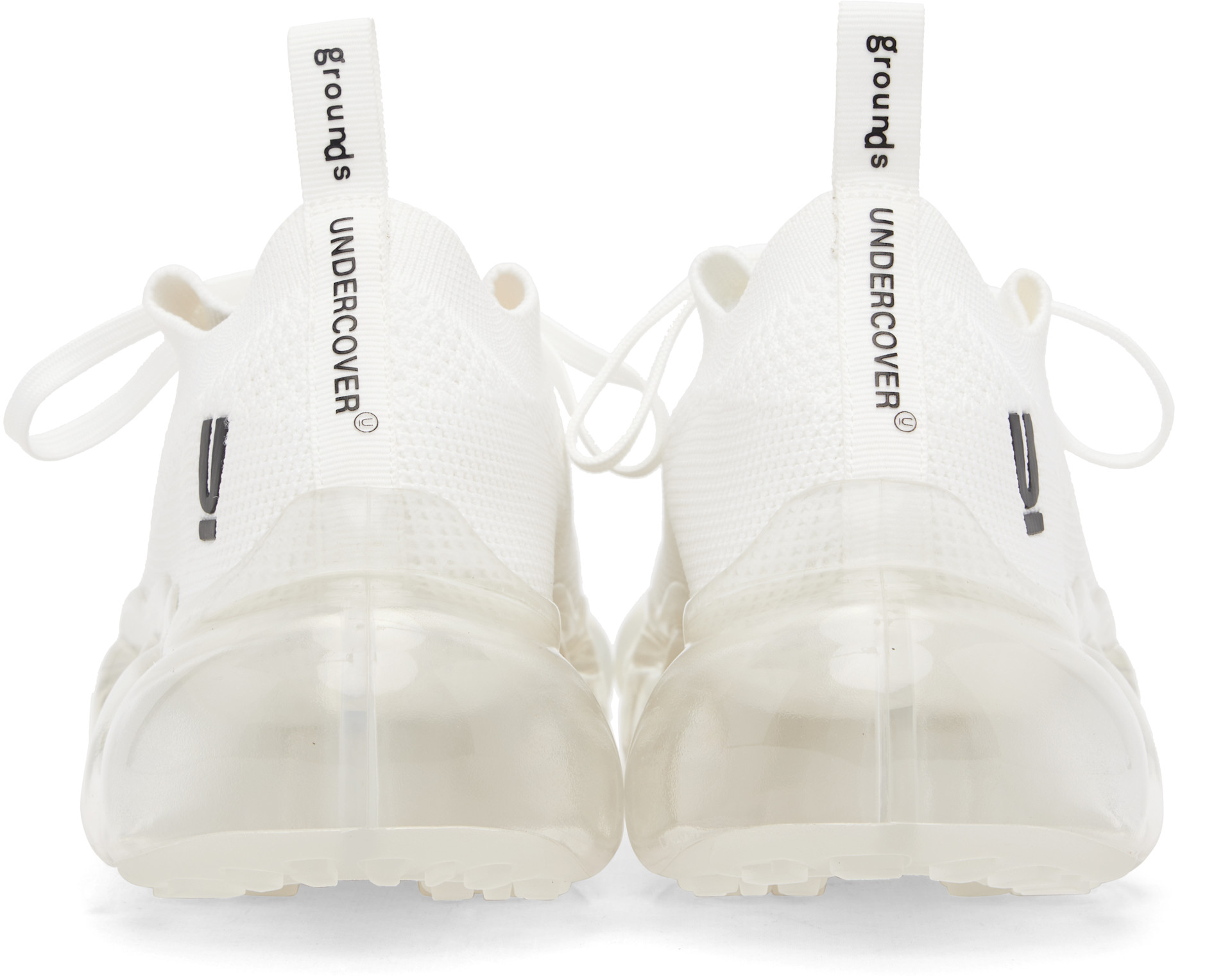 UNDERCOVER - Baskets UP1F1F01 blanches édition grounds