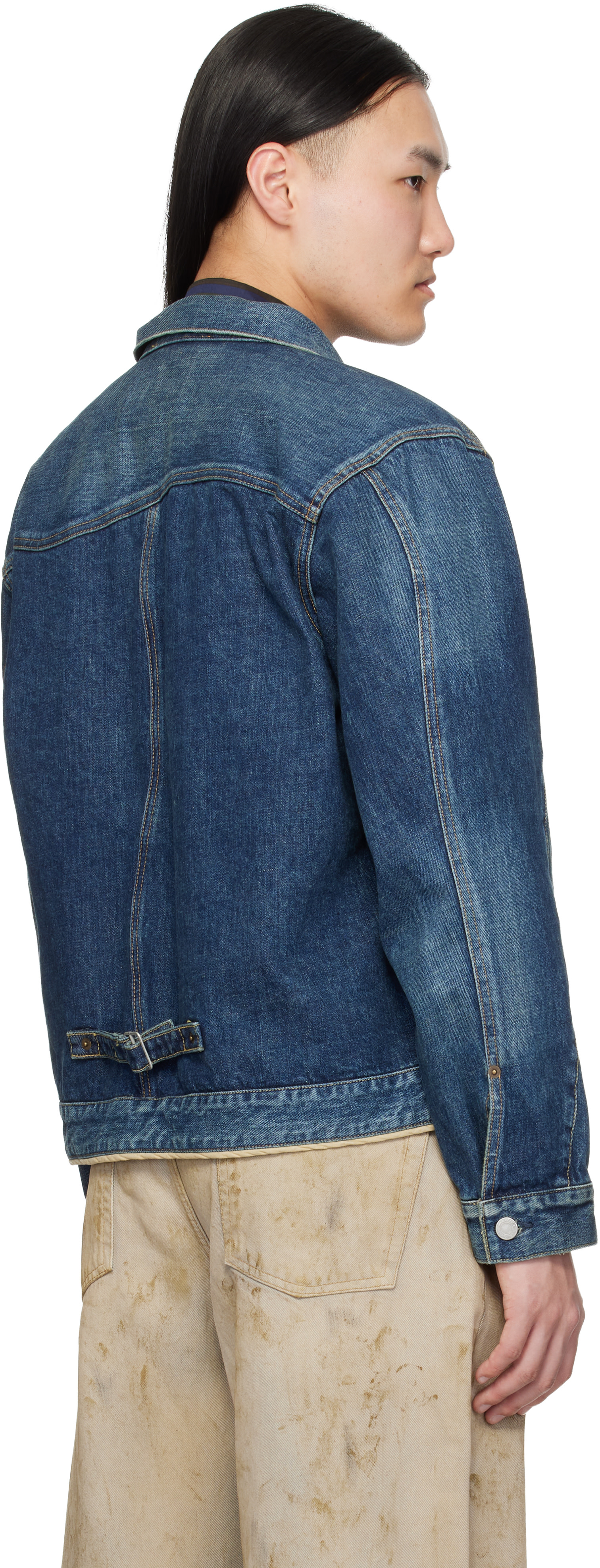 UNDERCOVER: Navy UC1F4204-1 Denim Jacket | SSENSE