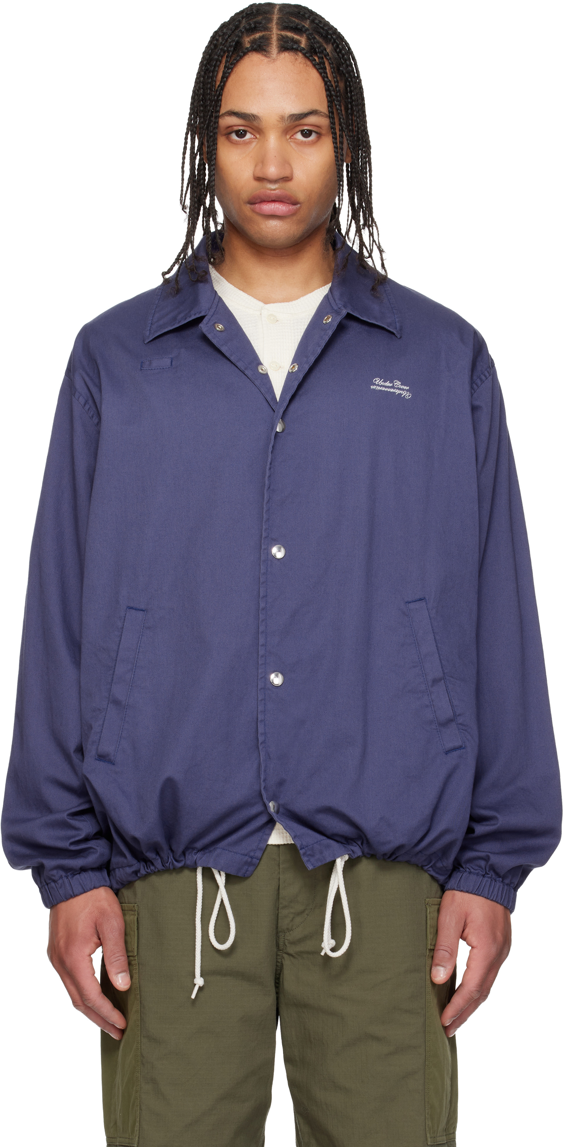 UNDERCOVER - Blouson UP1F4204 bleu