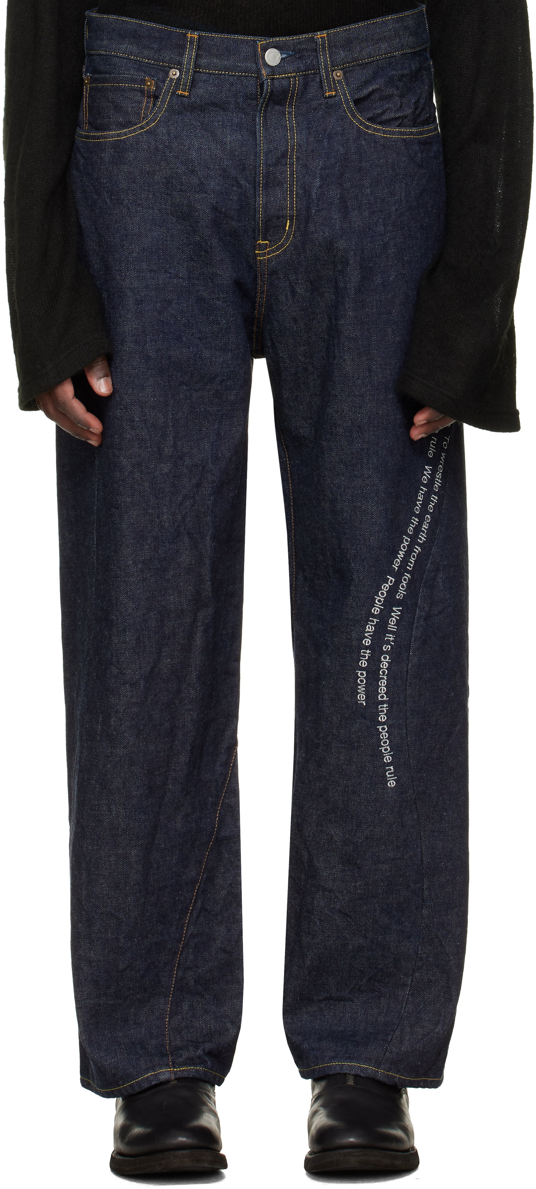 UNDERCOVER - Jean UC1F4506-2 bleu