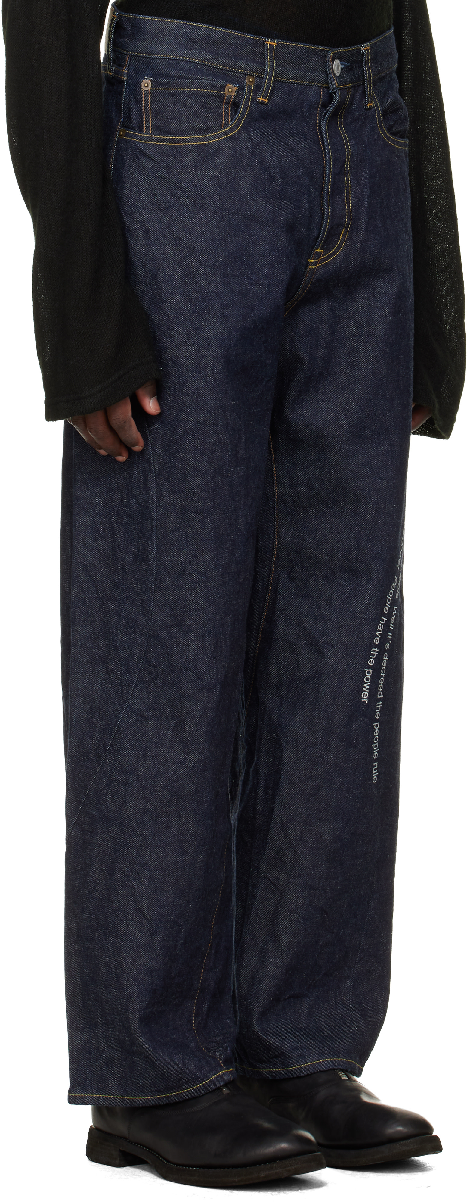 UNDERCOVER - Jean UC1F4506-2 bleu