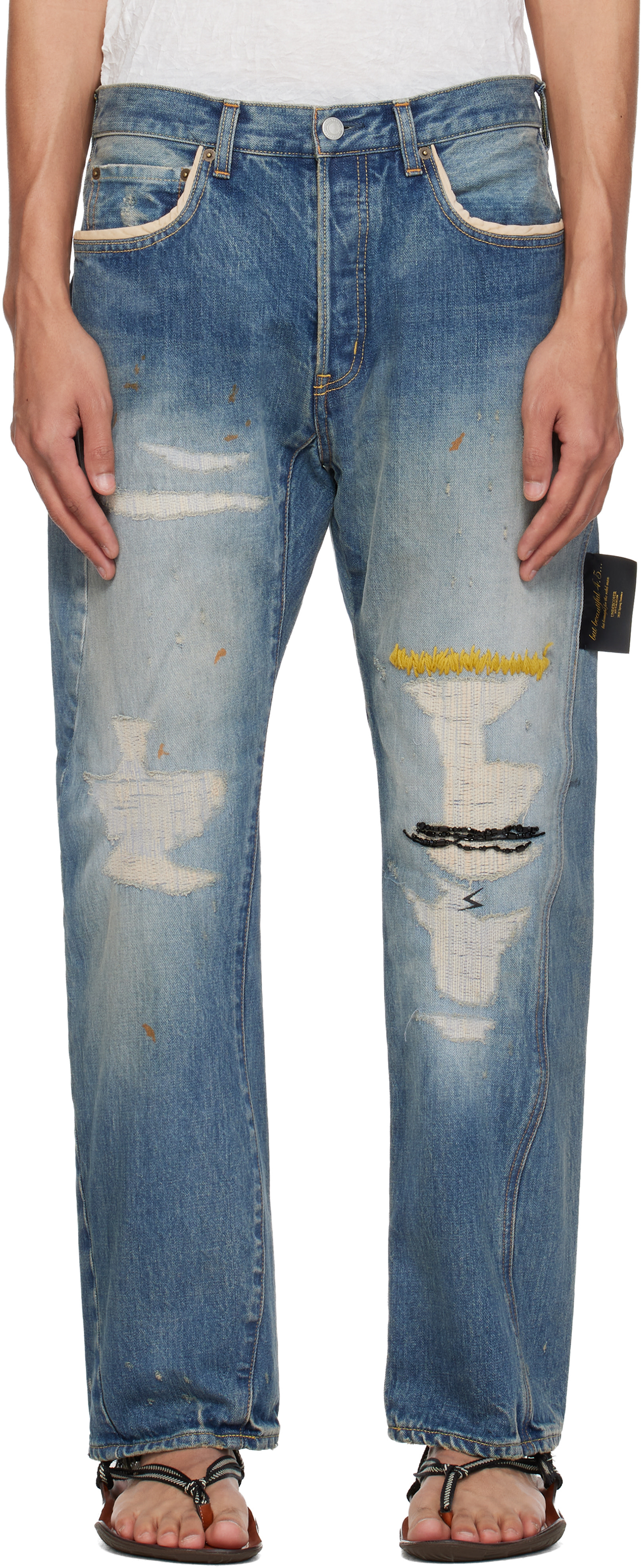 UNDERCOVER - Jean UC1F4503-1 bleu
