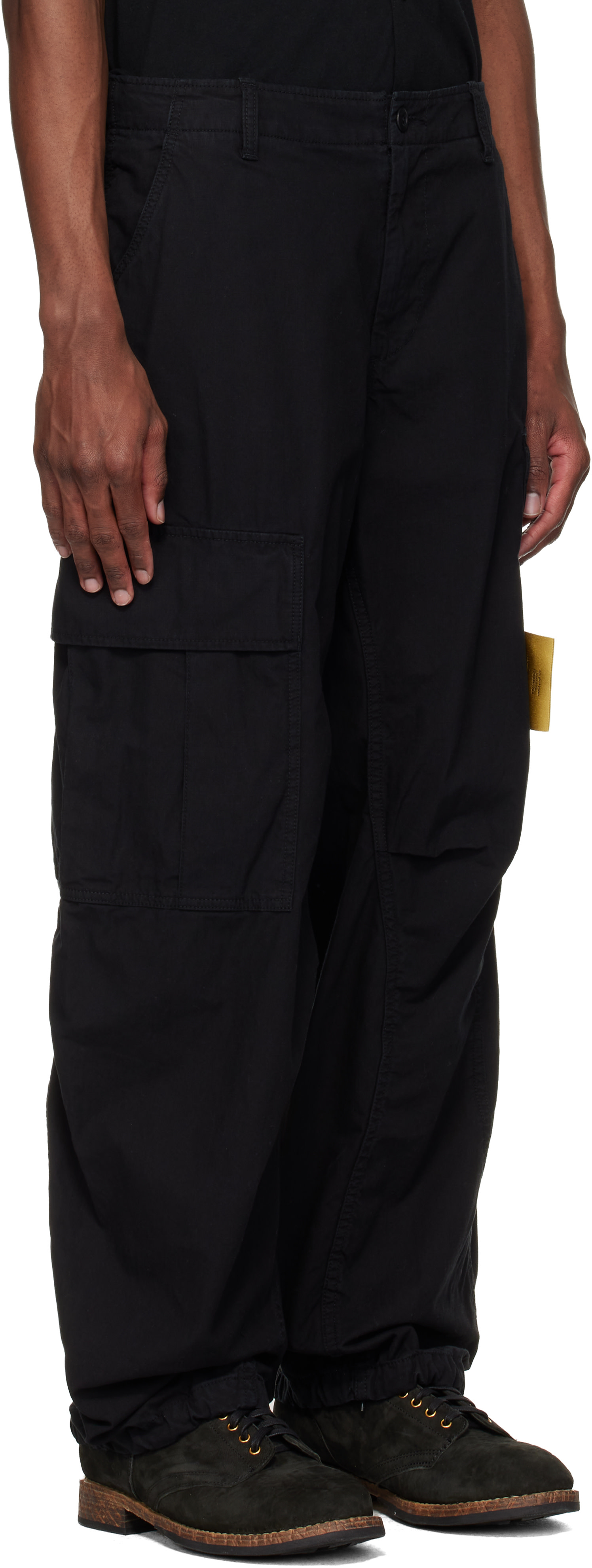 UNDERCOVER: ブラック Dickiesエディション UC1F4507-2 カーゴパンツ