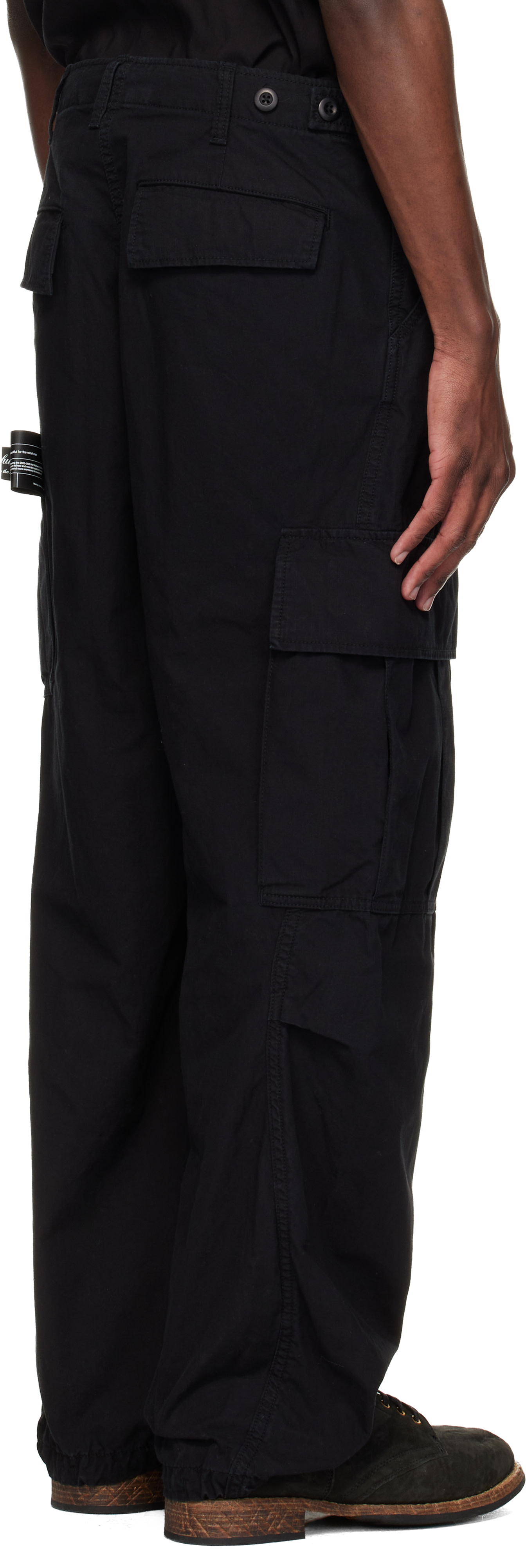 UNDERCOVER: ブラック Dickiesエディション UC1F4507-2 カーゴパンツ