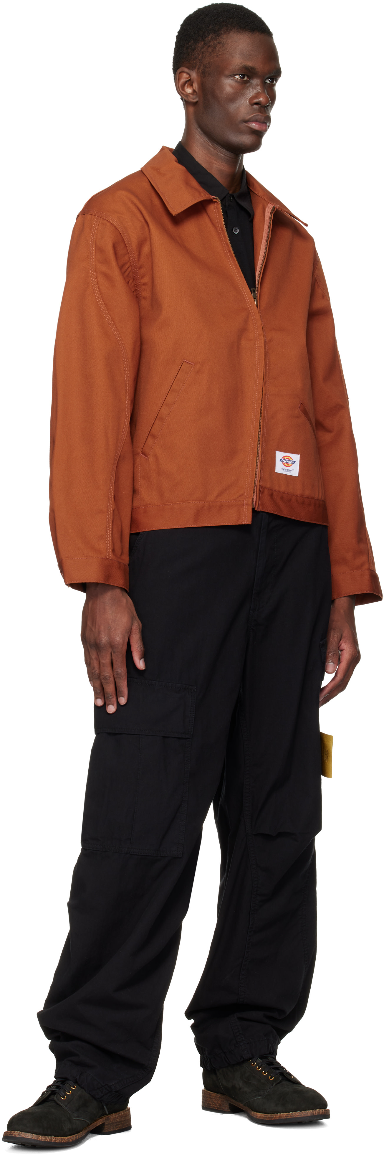 UNDERCOVER: ブラック Dickiesエディション UC1F4507-2 カーゴパンツ