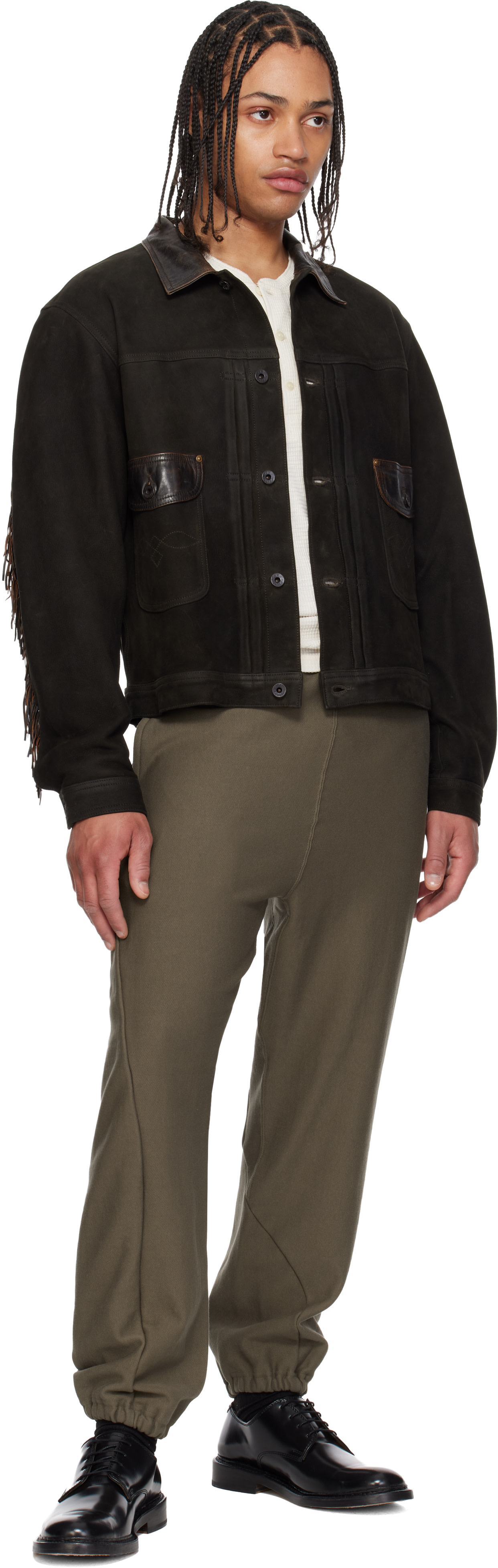 UNDERCOVER: Khaki Champion Edition UC1F4501 Sweatpants | SSENSE