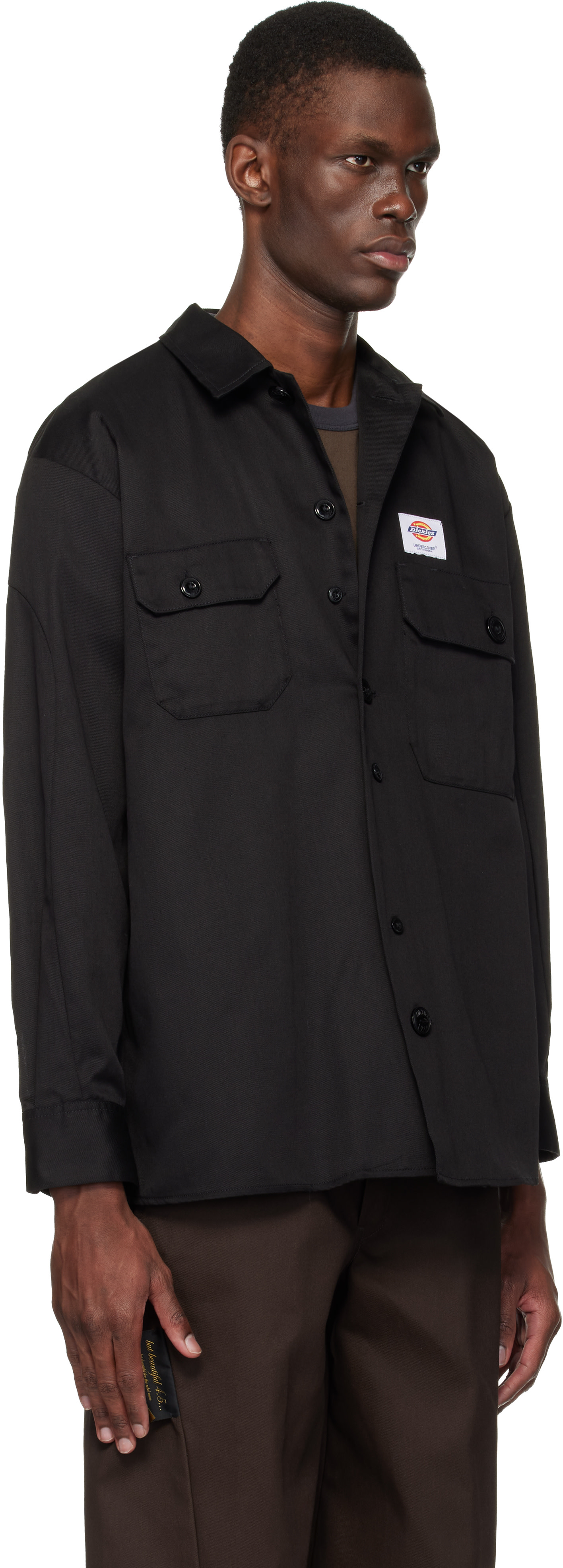 UNDERCOVER: ブラック Dickiesエディション UC1F4402 シャツ | SSENSE 日本