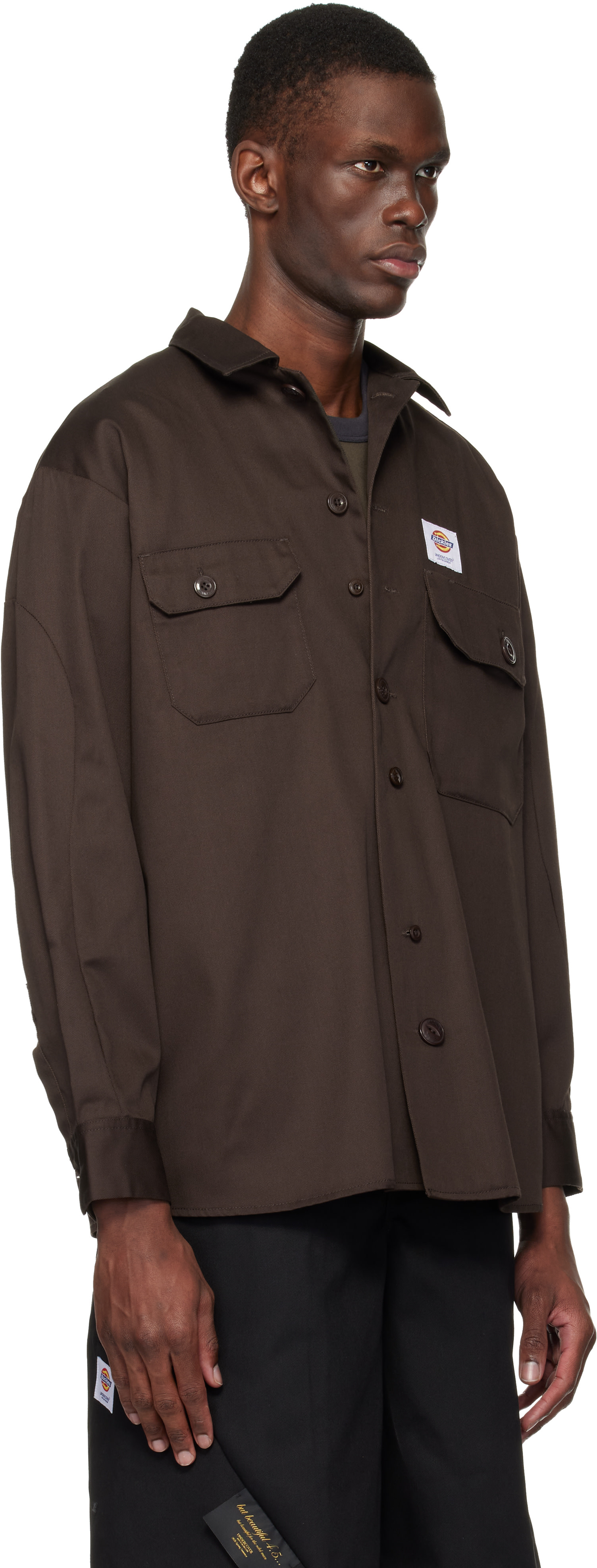 UNDERCOVER: ブラウン Dickiesエディション UC1F4402 シャツ | SSENSE 日本