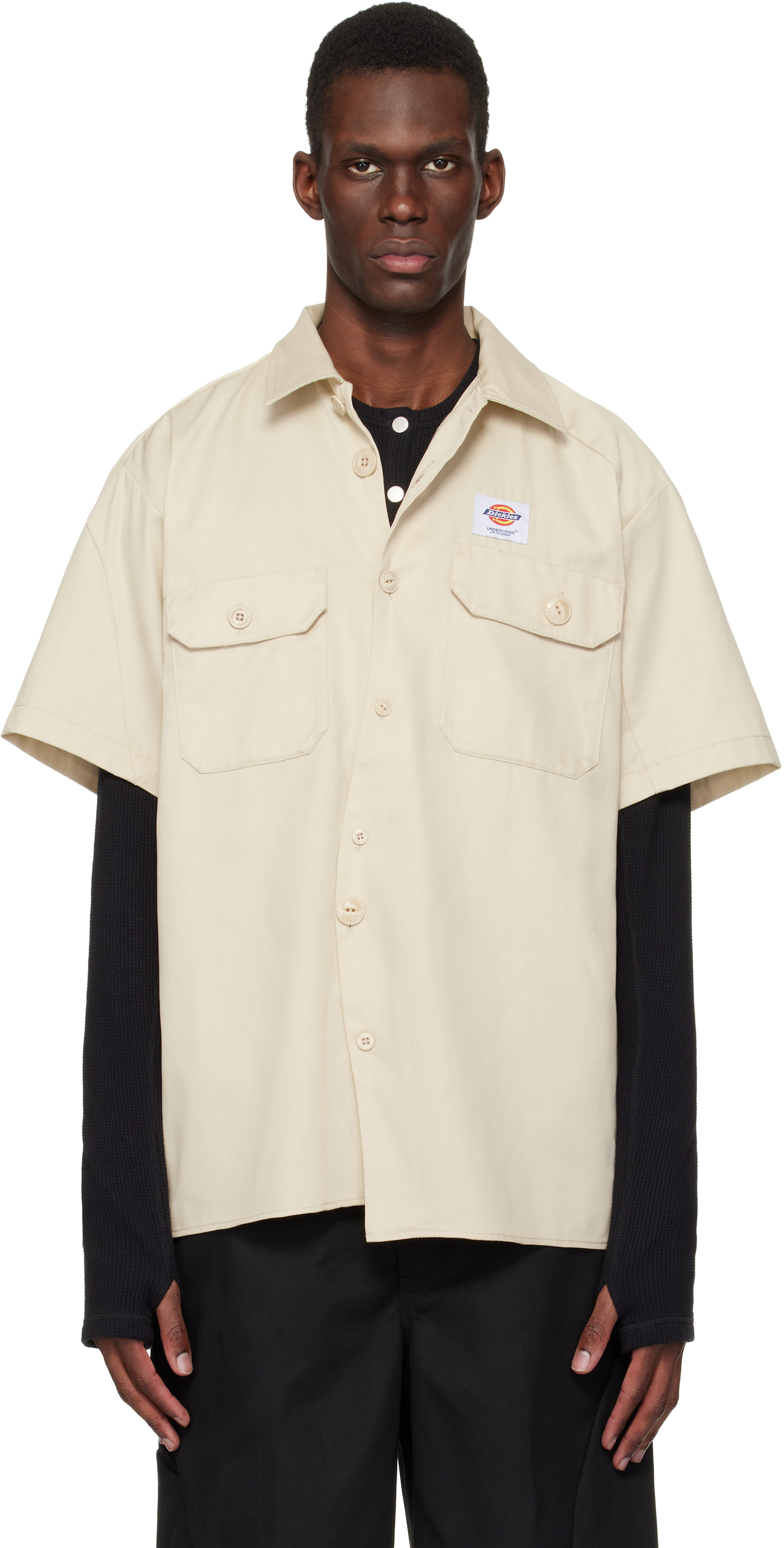 UNDERCOVER: ベージュ Dickiesエディション UC1F4403 シャツ | SSENSE 日本