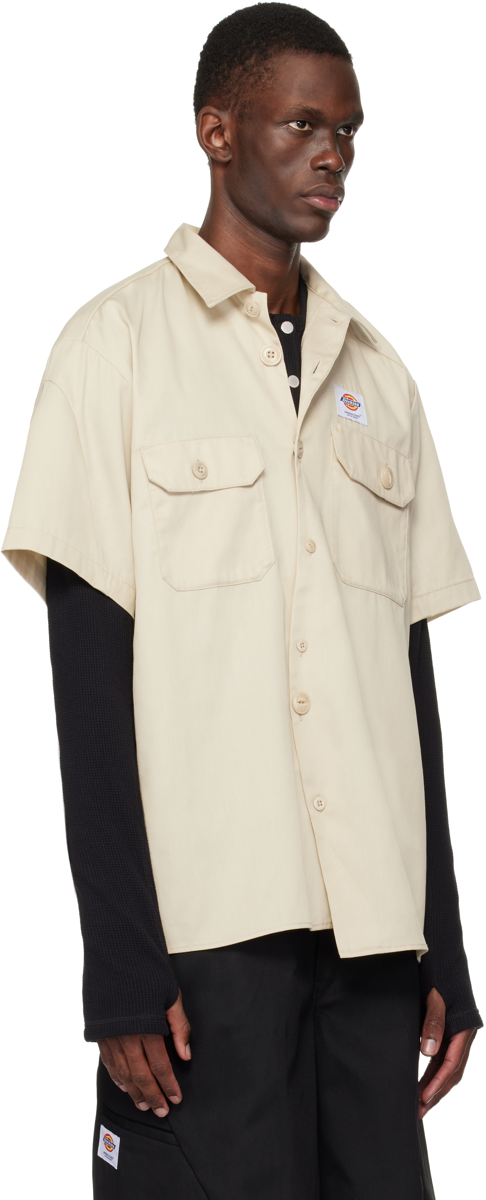 UNDERCOVER: ベージュ Dickiesエディション UC1F4403 シャツ | SSENSE 日本