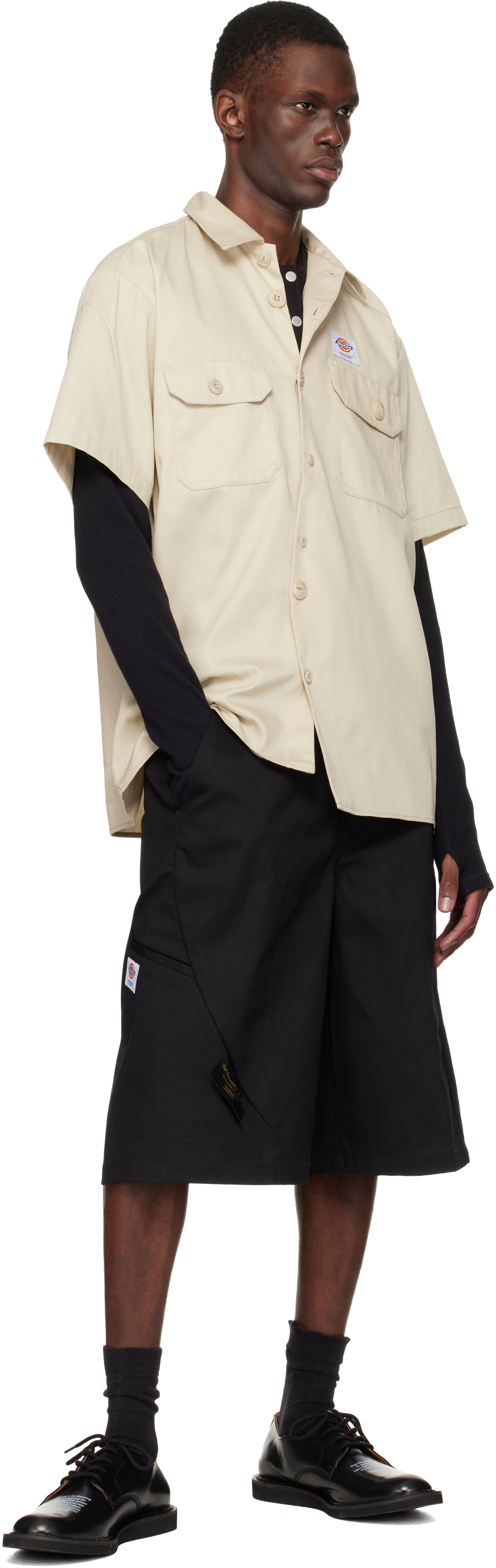 UNDERCOVER: ベージュ Dickiesエディション UC1F4403 シャツ | SSENSE 日本