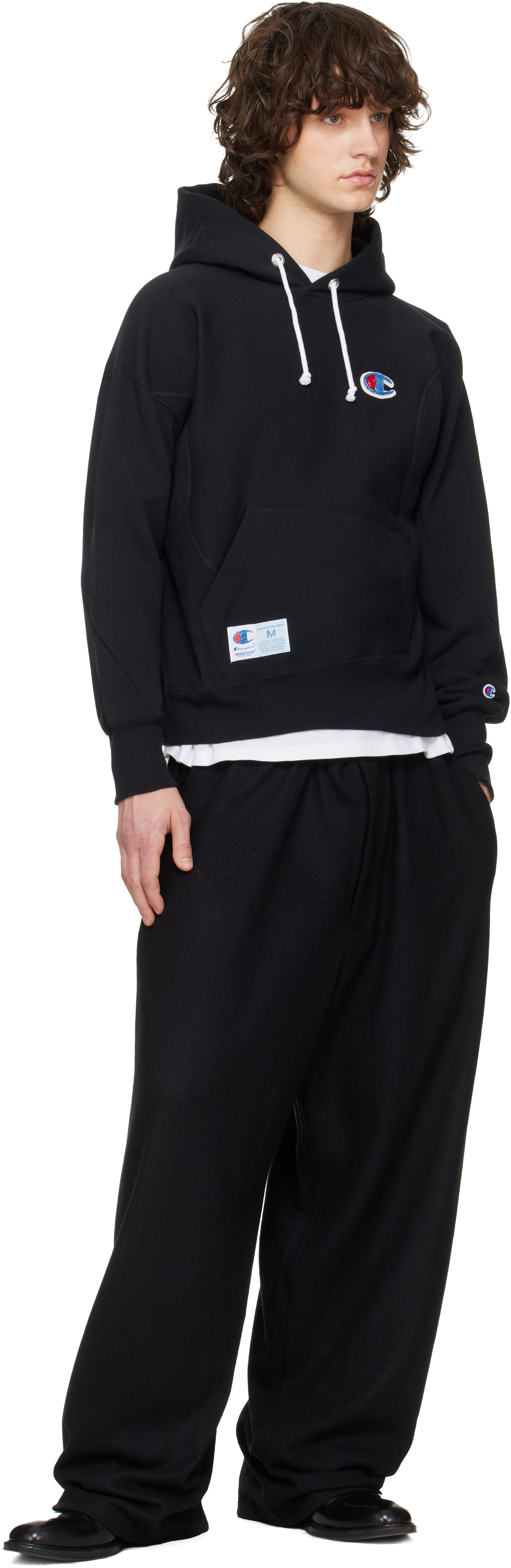 UNDERCOVER: Black Champion Edition UC2E1806 Hoodie | SSENSE Canada