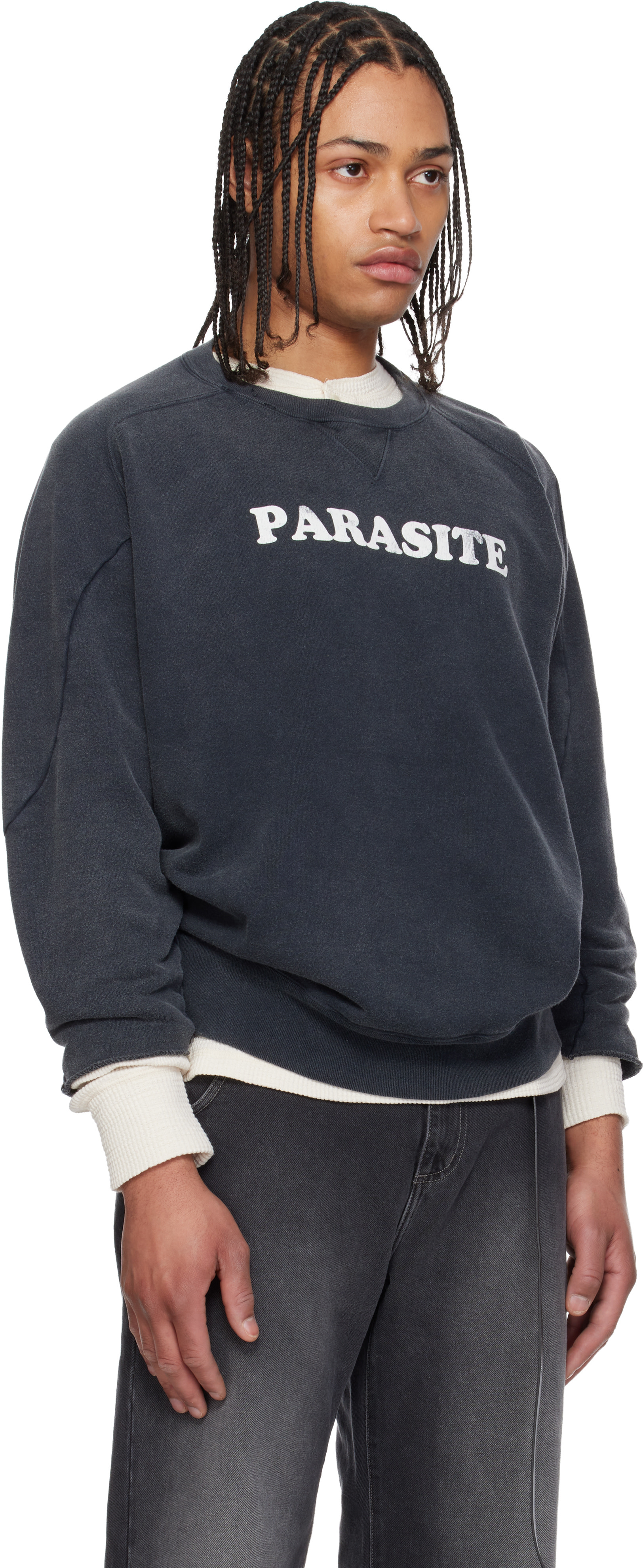 UNDERCOVER - Pull molletonné UC1F4808-1 noir