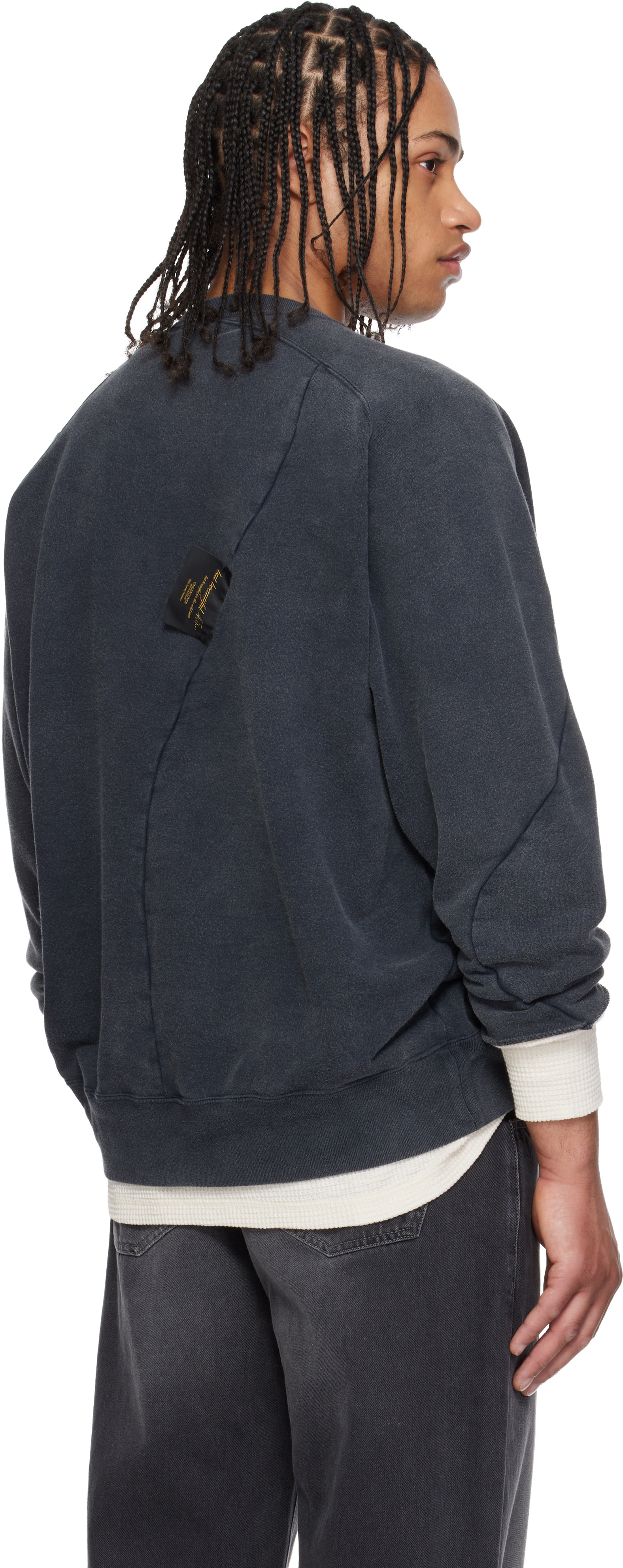 UNDERCOVER - Pull molletonné UC1F4808-1 noir