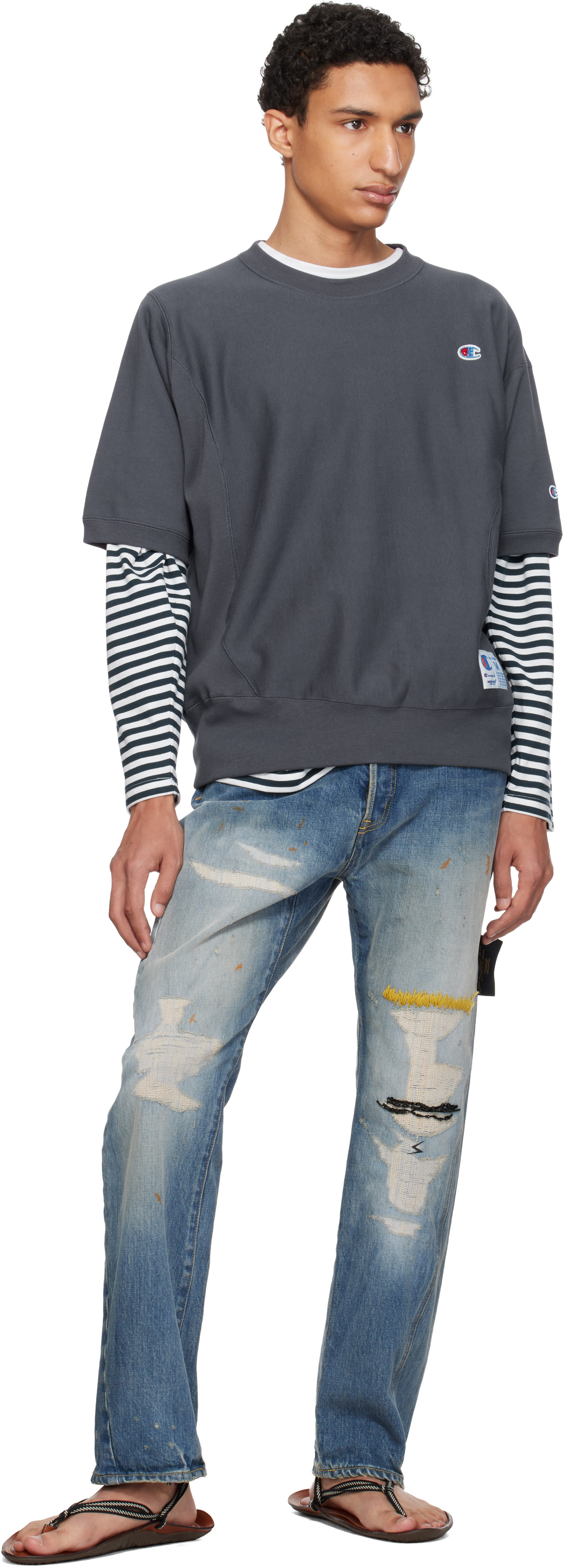 UNDERCOVER: Purple Champion Edition UC1F4803 Sweatshirt | SSENSE