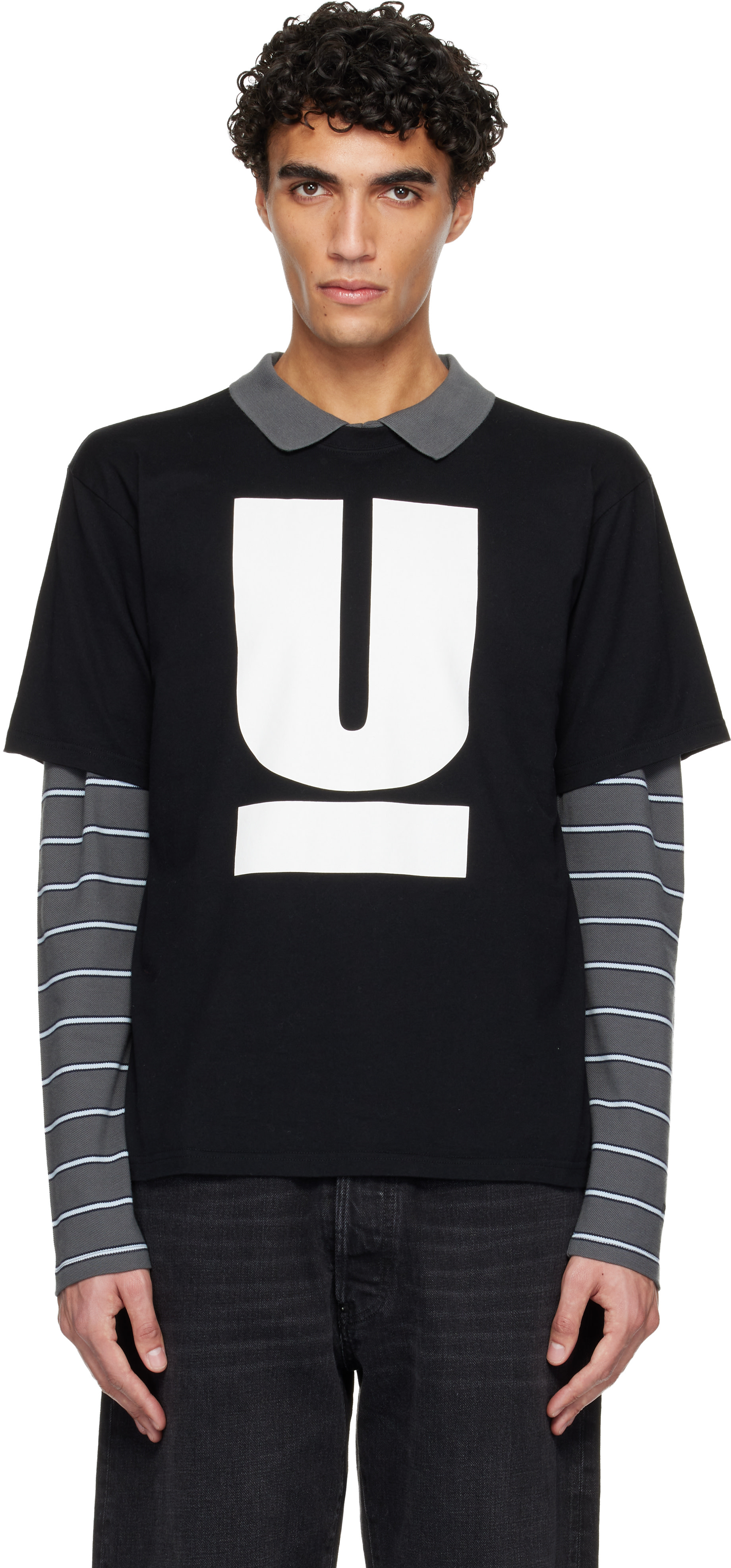 UNDERCOVER: ブラック UB0D3801 Tシャツ | SSENSE 日本