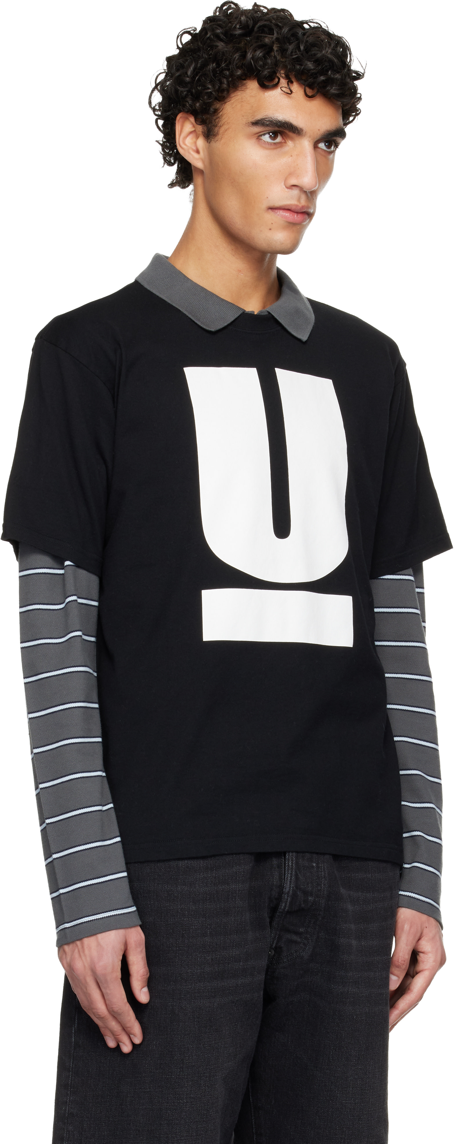 UNDERCOVER: Black UB0D3801 T-shirt | SSENSE