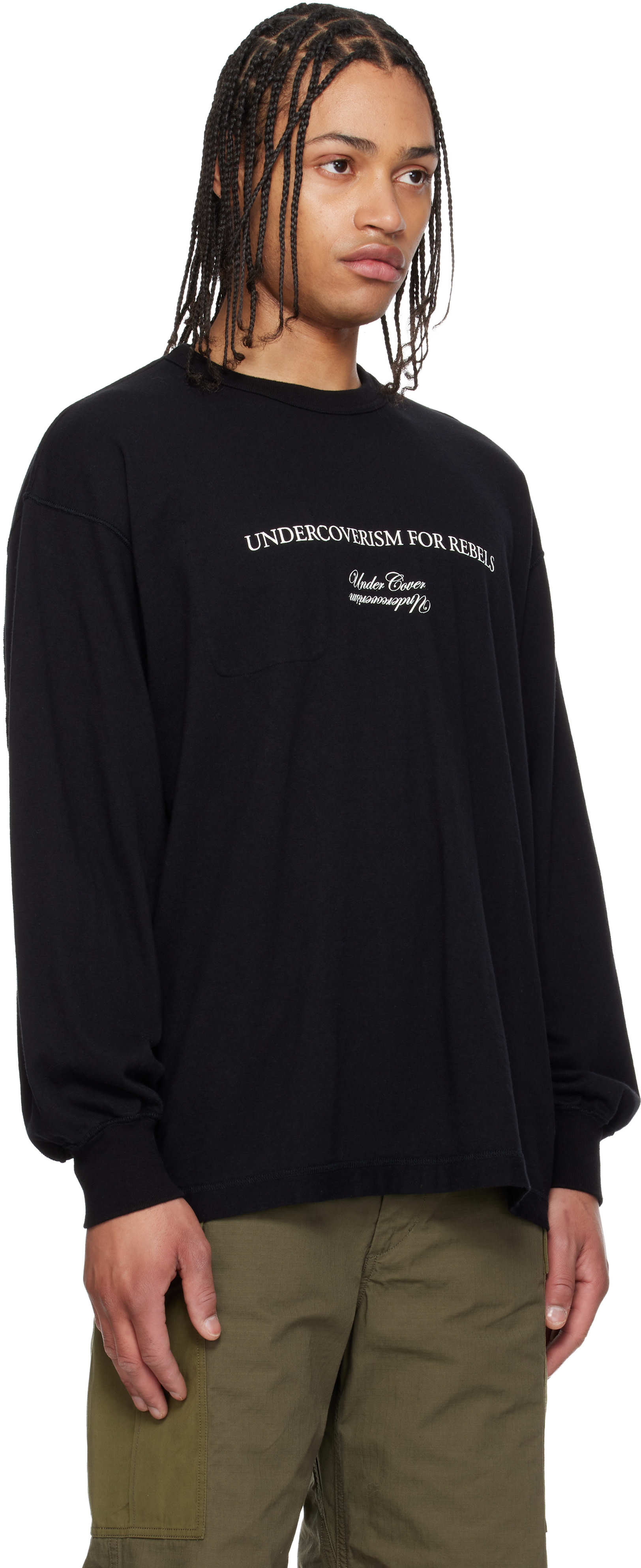 Undercover ロンt ブラック UNDERCOVER: ブラック UP1F4807 Tシャツ | SSENSE 日本