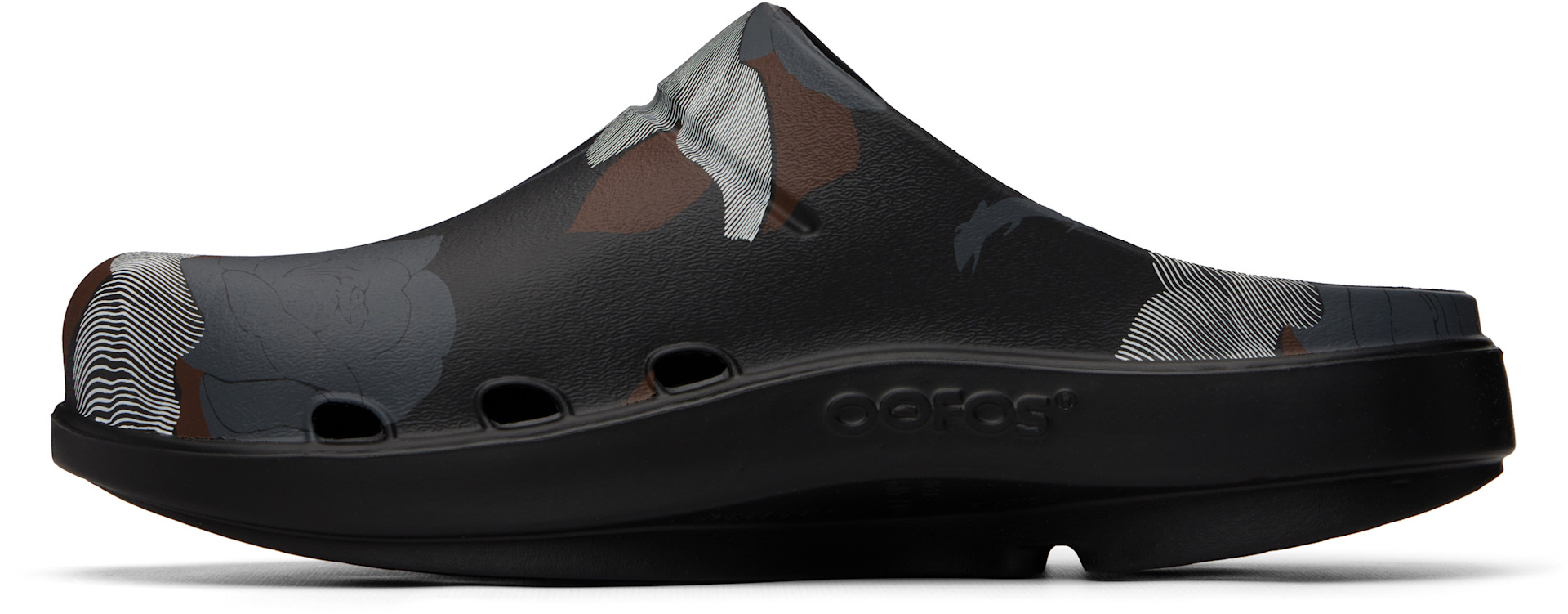 UNDERCOVER: Black OOFOS Edition UC1F4F04 Loafers | SSENSE