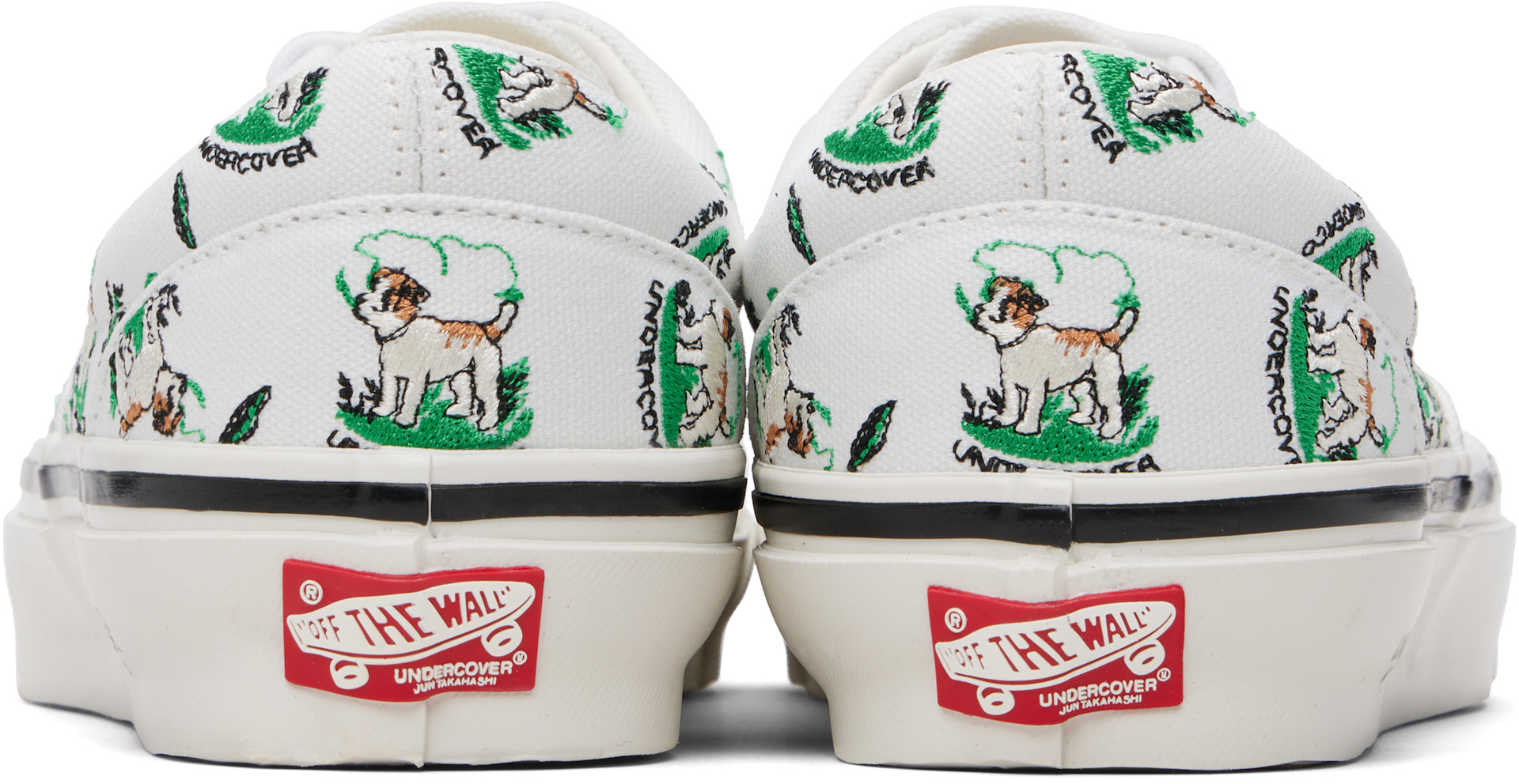 UNDERCOVER: White Vans Edition OTW Era 95 Sneakers | SSENSE Canada