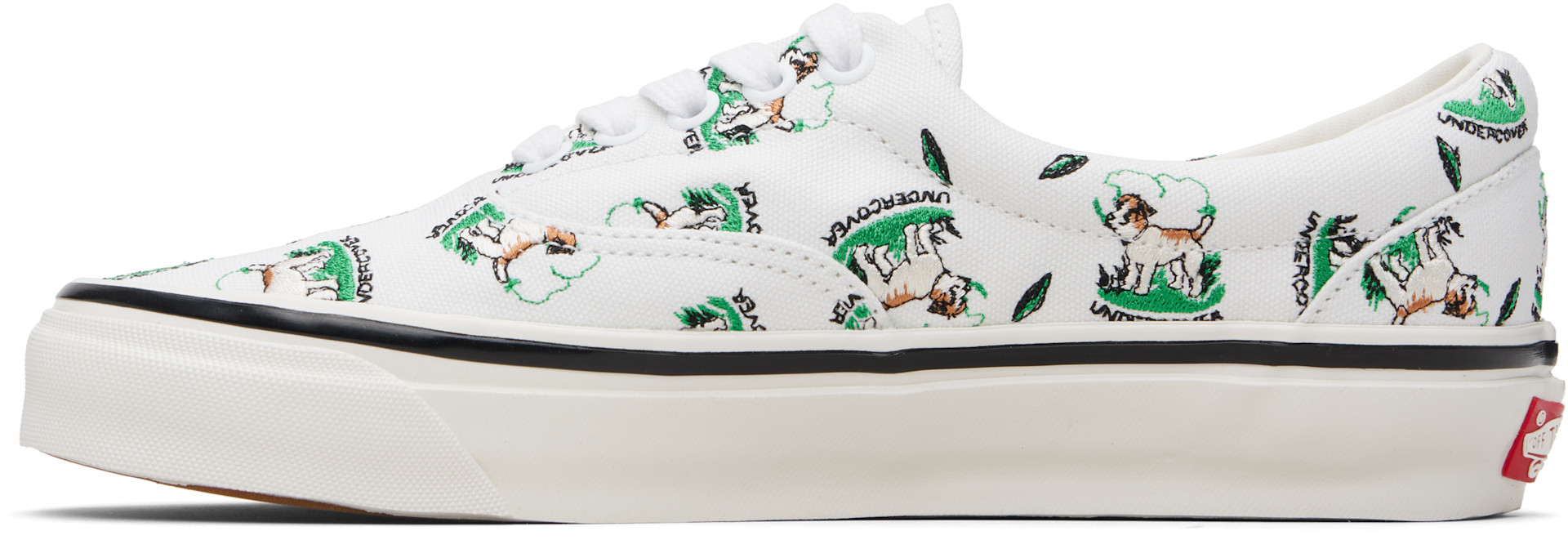 UNDERCOVER: White Vans Edition OTW Era 95 Sneakers | SSENSE