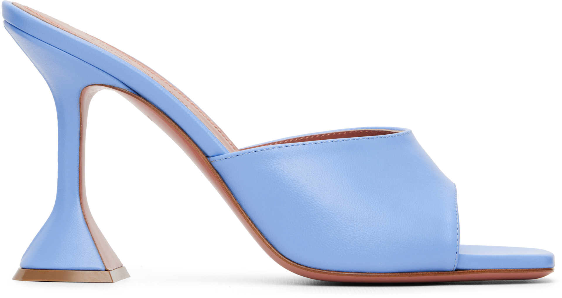 Blue Lupita Slipper 95 Heeled Sandals