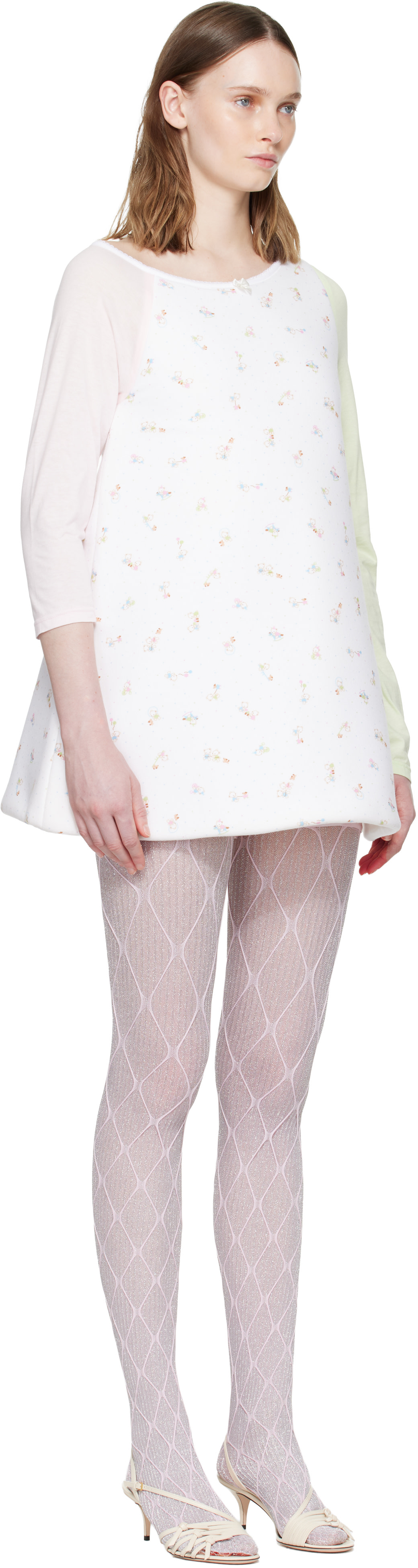 Ans Dotsloevner: White Formed Minidress | SSENSE