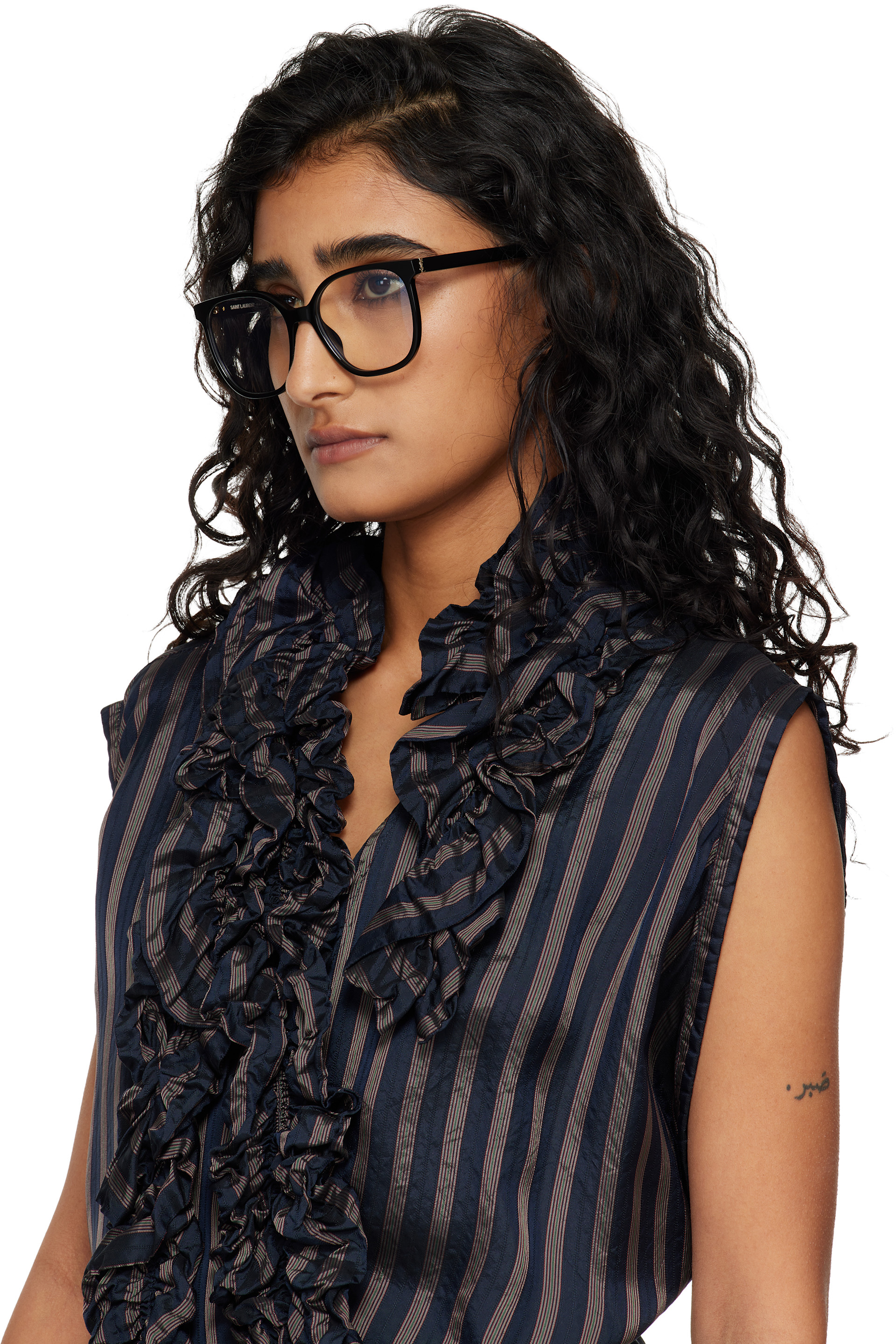 Saint Laurent - Lunettes SL M155 noires