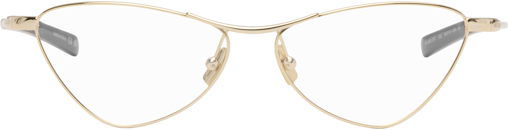 Saint Laurent - Lunettes SL 830 dorées