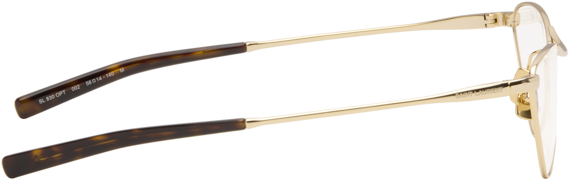 Saint Laurent - Lunettes SL 830 dorées