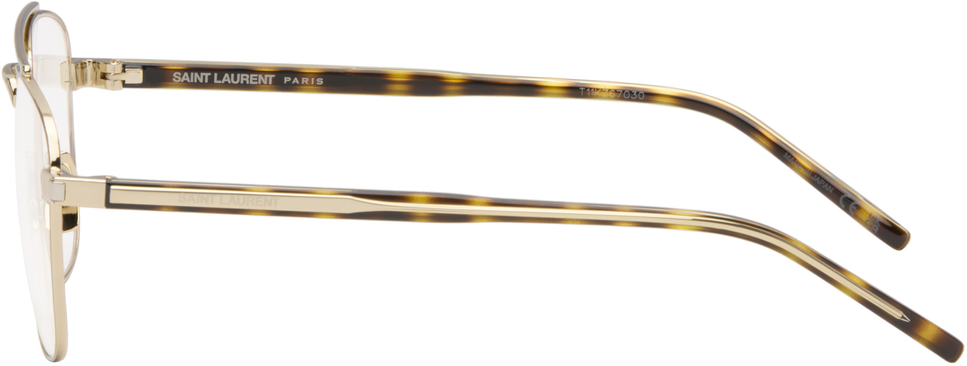 Saint Laurent - Lunettes SL 665 dorées