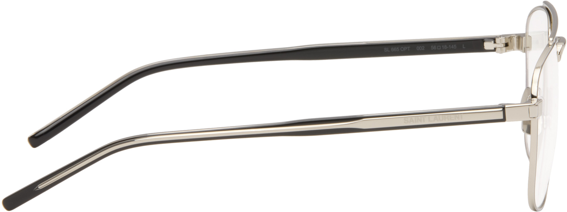 Saint Laurent - Lunettes SL 665 argentées